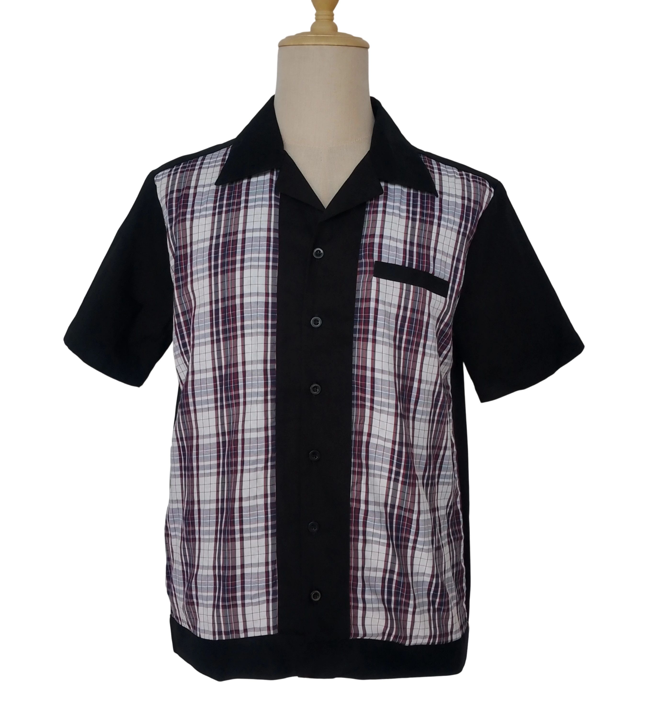 Other Men Workshirts Maroon Plaid Fake Pocket Size US M / EU 48-50 / 2 - 1 Thumbnail