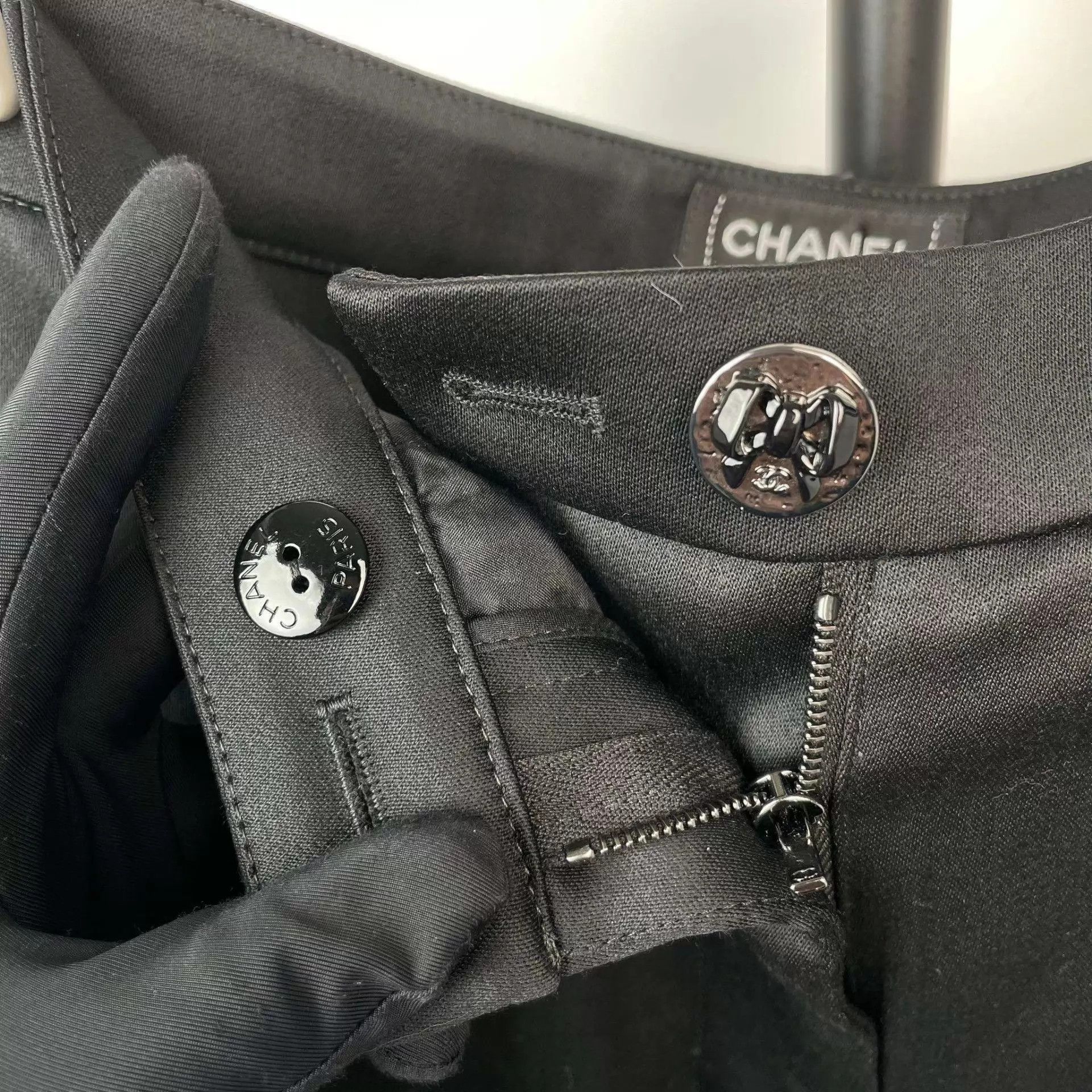 Chanel Chanel chinos black 38 Size 27" / US 4 / IT 40 - 8 Thumbnail
