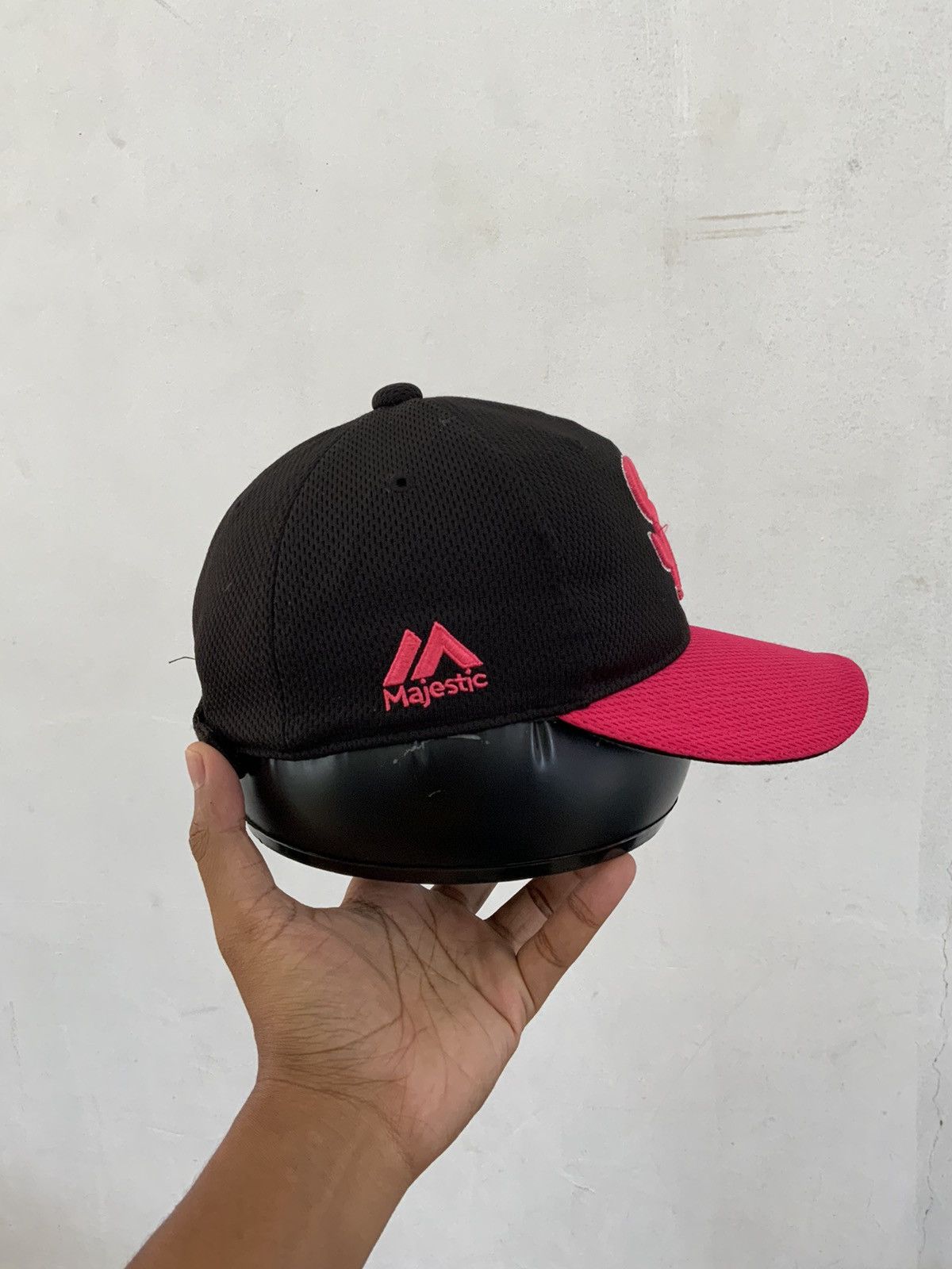 Majestic Majestic SH Pink Black Hat Size ONE SIZE - 4 Thumbnail