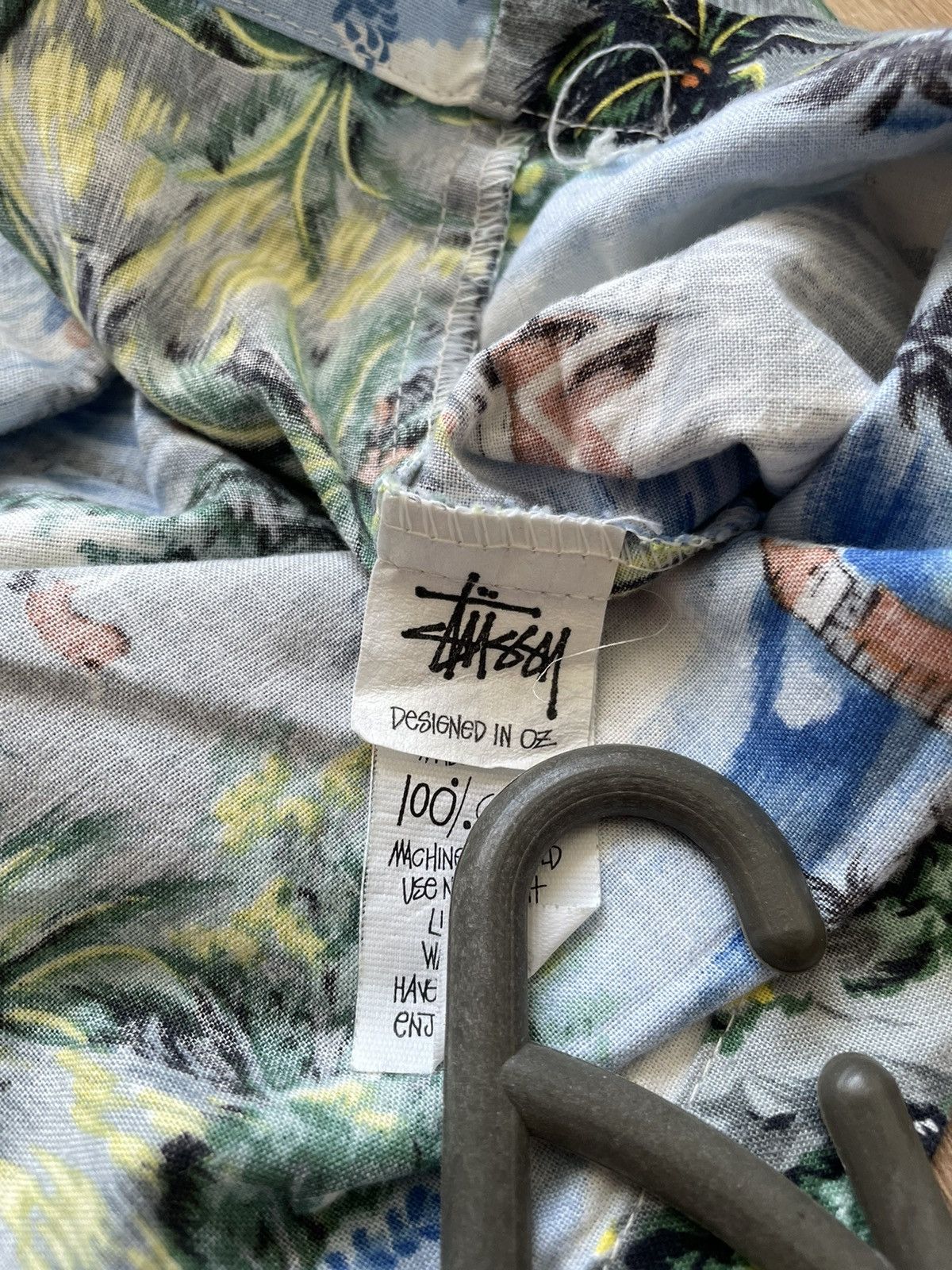 Stussy × Vintage Stussy Hawaiian Regular L Vintage Casual Shirts Size US L / EU 52-54 / 3 - 8 Thumbnail