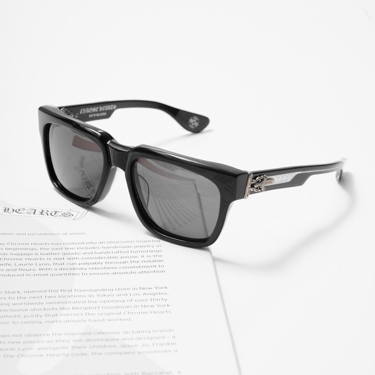 Chrome Hearts CHROME HEARTS BOX OFFICER BLACK SUNGLASSES Size ONE SIZE - 1 Thumbnail