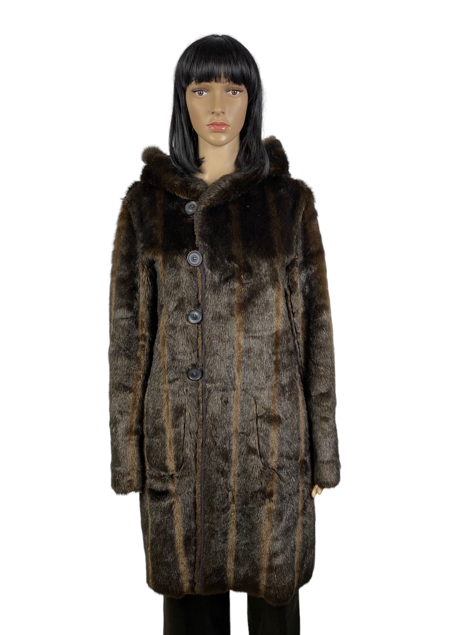 Armani Armani Reversible Faux Fur Coat size US 4 Size S / US 4 / IT 40 - 4 Thumbnail
