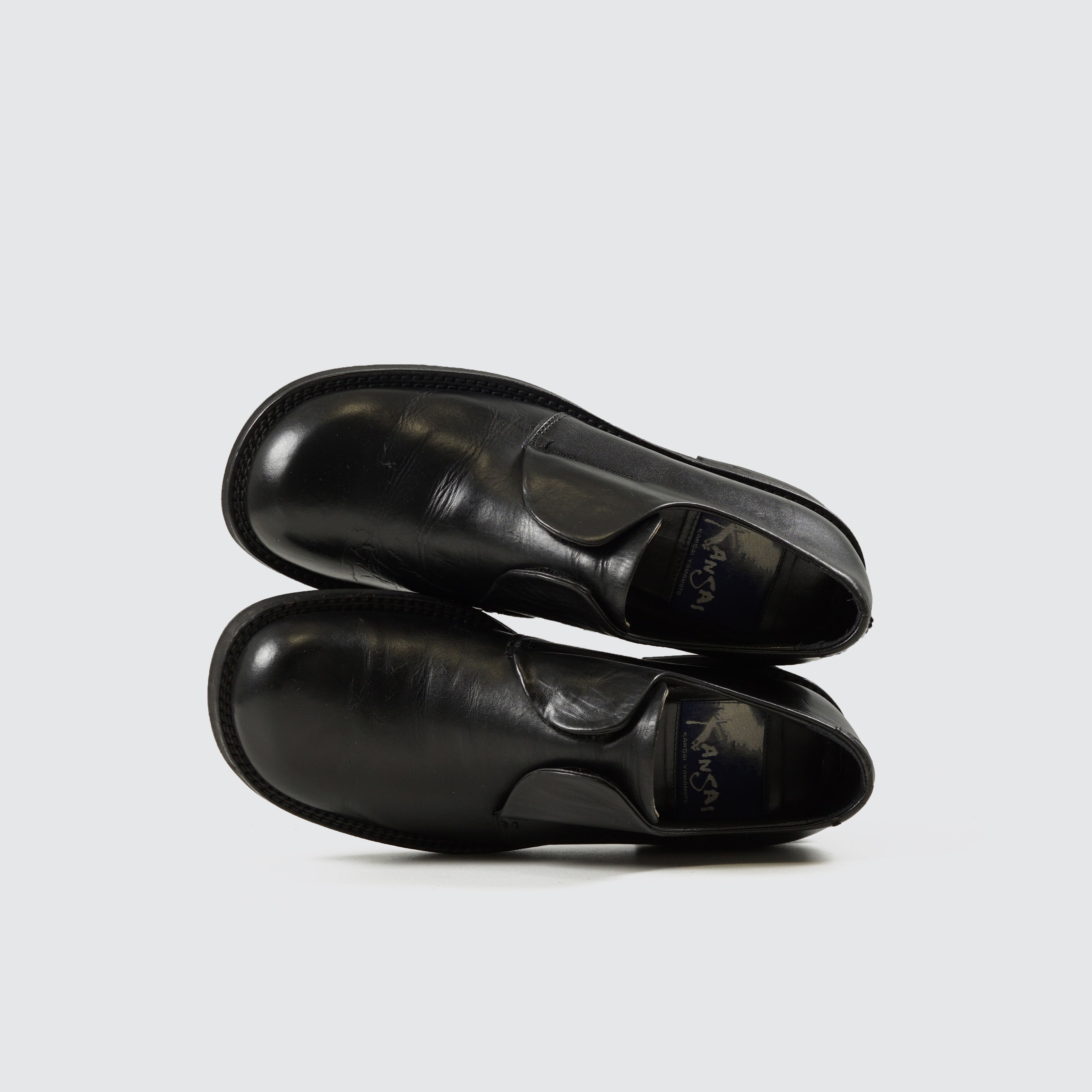 Kansai Yamamoto Kansai Yamamoto vintage fold-over leather shoes Size US 6.5 / EU 39-40 - 6 Thumbnail