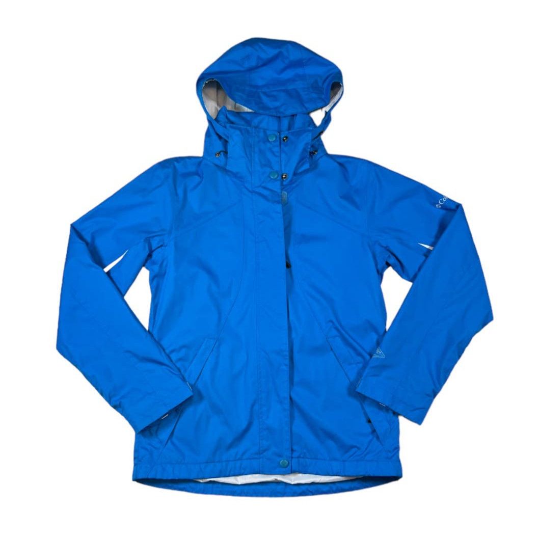 Columbia Columbia Hooded Blue/White Jacket Puffer | Size XS Size XS / US 0-2 / IT 36-38 - 1 Thumbnail