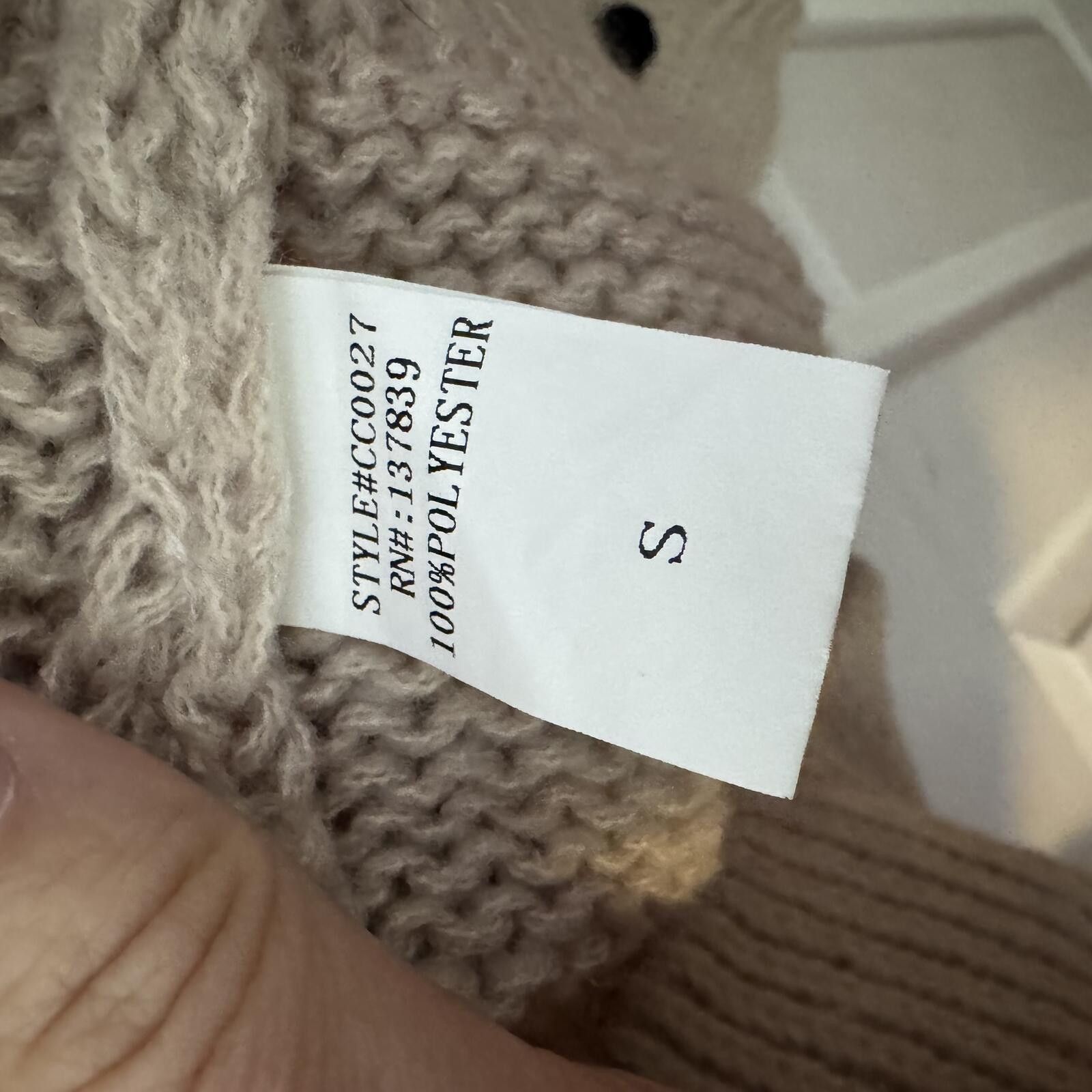 Other Dreamers By Debut 3D Bear Sweater-Small Size S / US 4 / IT 40 - 4 Thumbnail