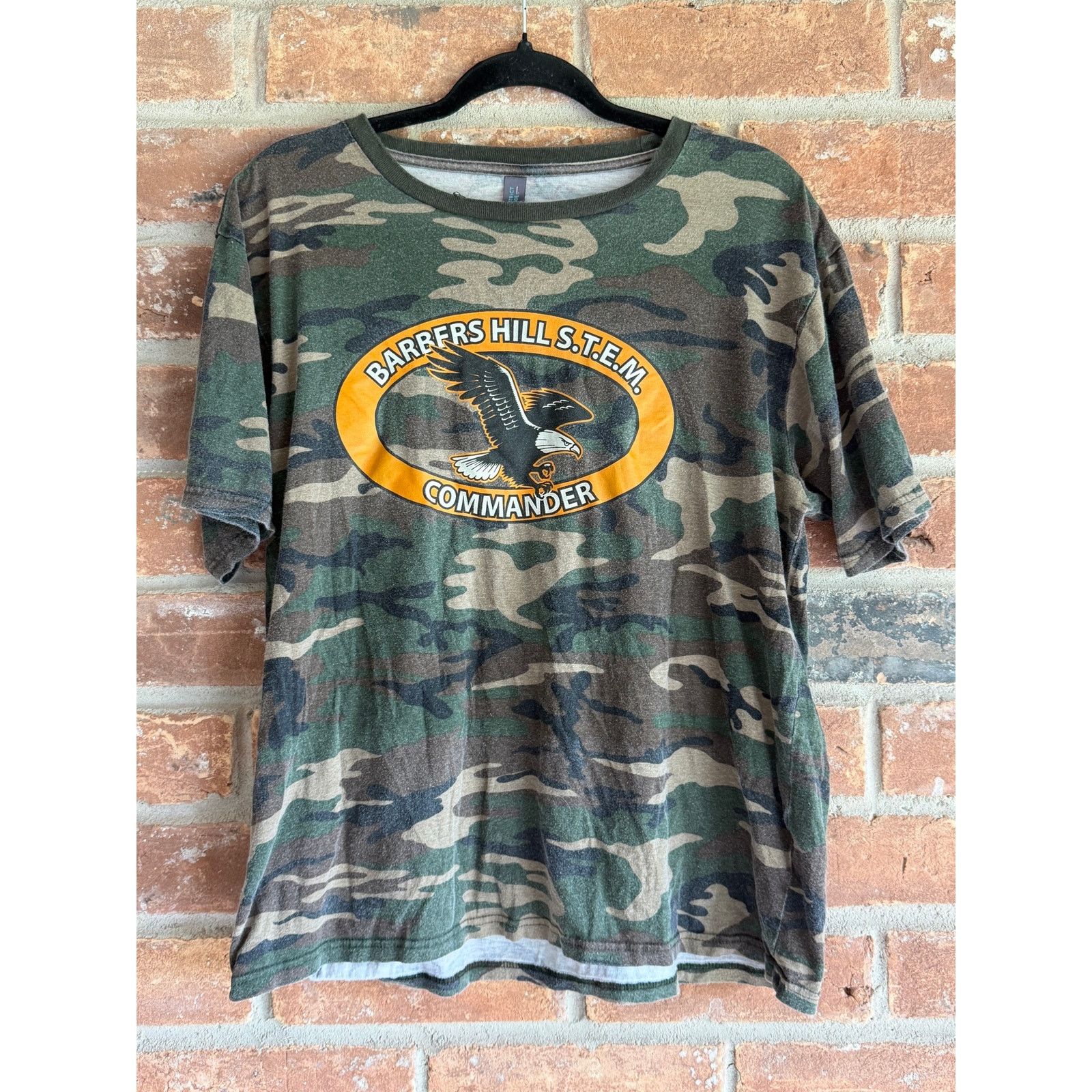 Vintage Barrers Hill STEM Commander Camo Graphic Tee M Size US M / EU 48-50 / 2 - 1 Thumbnail