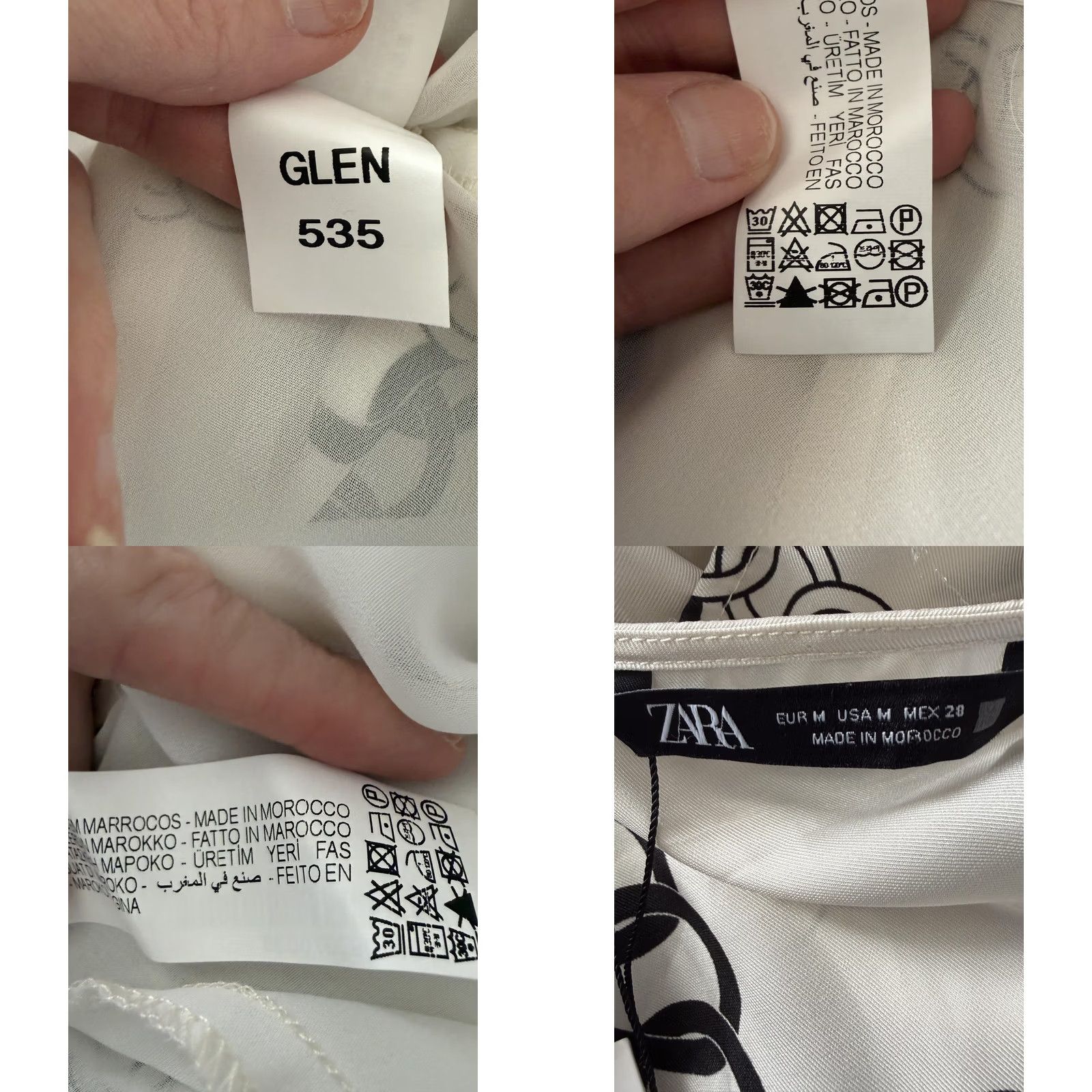 Zara Zara Dress Womens Medium White Chain Satin Cowl Neck Cap Sleeve Fit & Flare Maxi Size M / US 6-8 / IT 42-44 - 10 Thumbnail