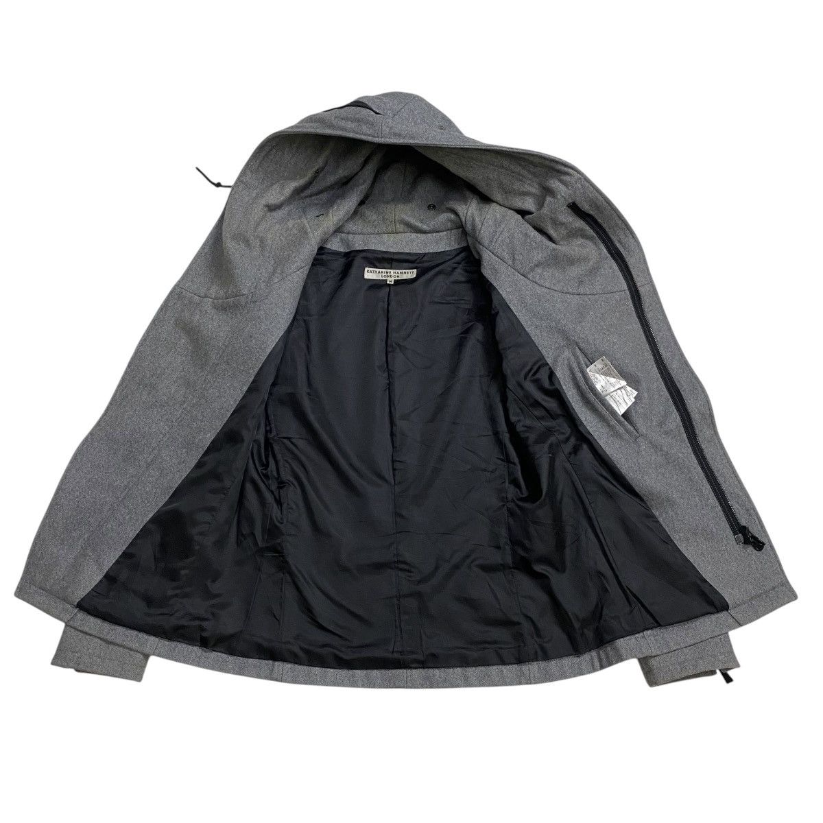 Katharine Hamnett London Katharine Hamnett London Asymmetrical Rider Wool Jacket Size M / US 6-8 / IT 42-44 - 7 Thumbnail