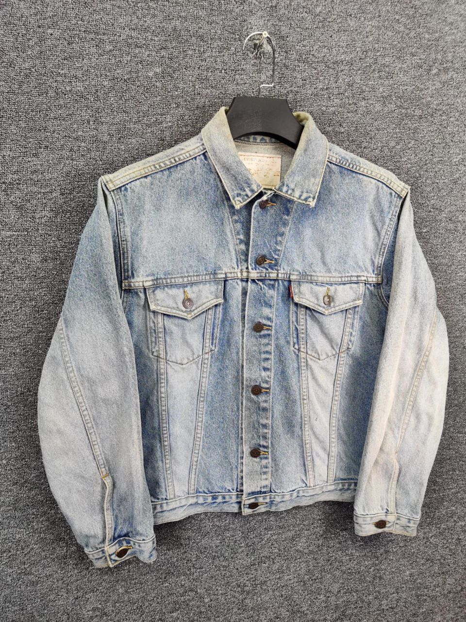 Levi's Vintage 90s Levis Denim Trucker Wash Jacket Size US M / EU 48-50 / 2 - 4 Thumbnail