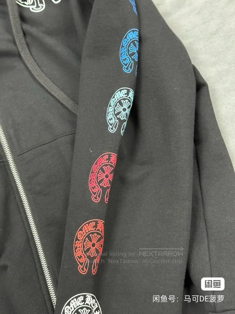 Chrome Hearts CHROME HEARTS Size XXL Colorful horseshoe logo zipper coat Size US XXL / EU 58 / 5 - 5 Thumbnail