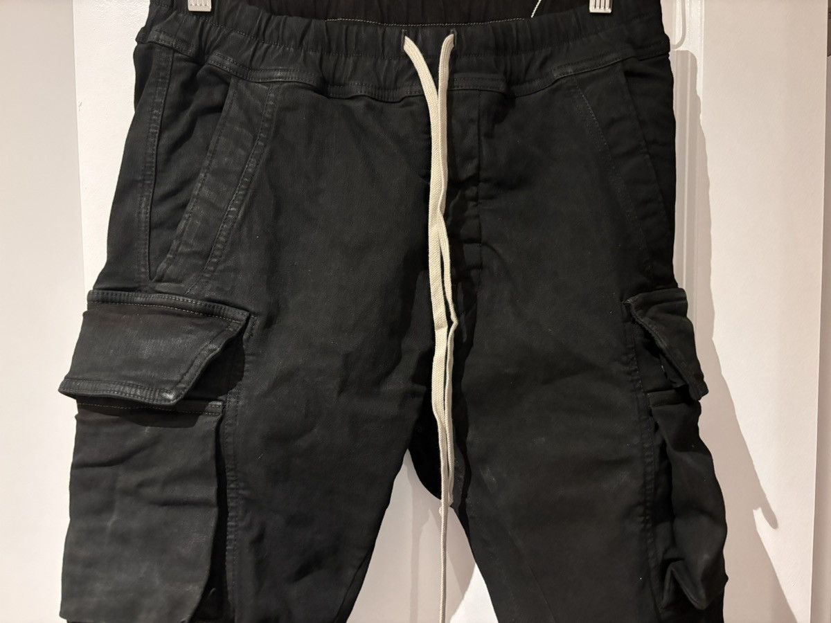 Rick Owens × Rick Owens Drkshdw RICK OWENS DRKSHDW DENIM CARGO PANTS IN BLACK Size US 32 / EU 48 - 2 Thumbnail
