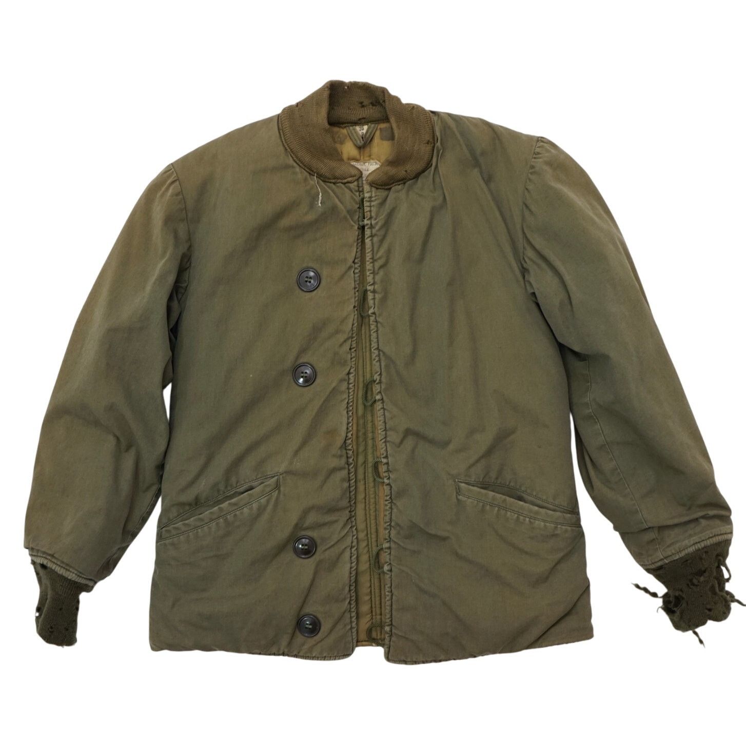 Vintage Vintage 50s Jacket Field Pile O D M-43 Liner Olive Small Size US S / EU 44-46 / 1 - 1 Thumbnail
