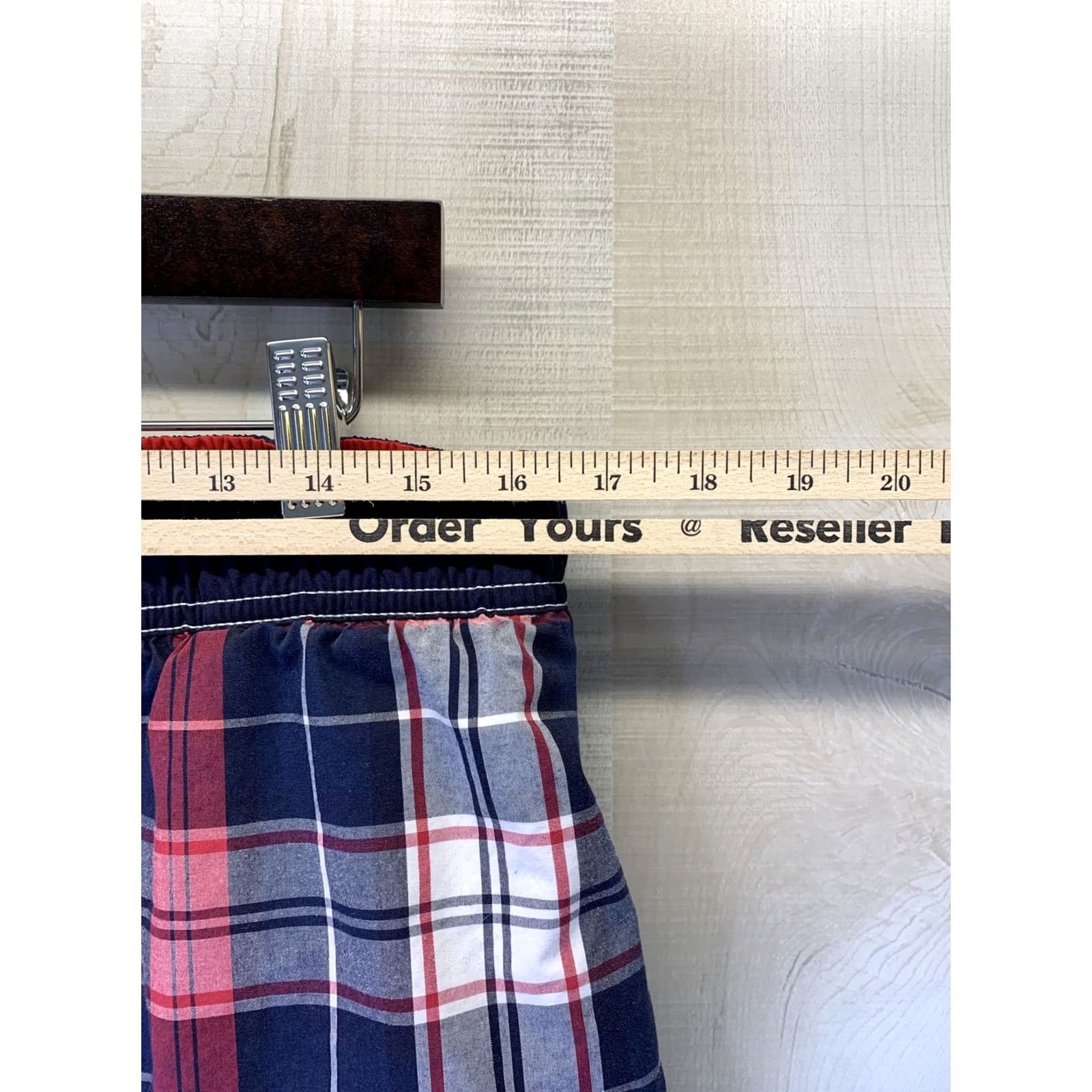 Tommy Hilfiger Tommy Hilfiger Men’s Bottoms Trunks Plaid Swim L Multicolor 3099 Mens LVL? Size US 33 - 5 Thumbnail