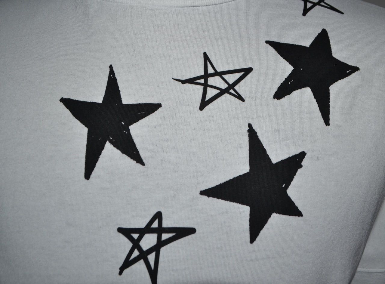 Palm Angels PALM ANGELS SHOOTING STARS LONG SLEEVE SHIRT SIZE XS Size US XS / EU 42 / 0 - 4 Thumbnail