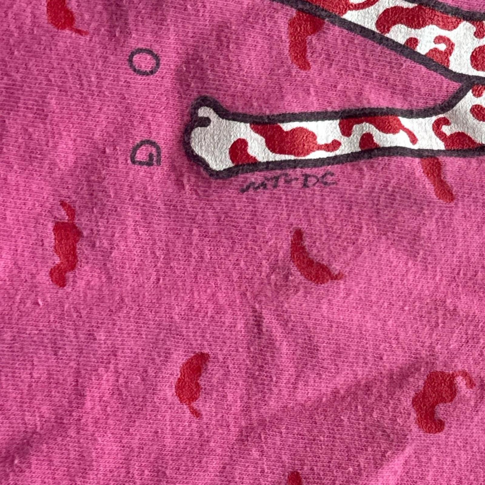 Hanes 80s pink graphic "Chile Dog" Tee Size US L / EU 52-54 / 3 - 5 Thumbnail