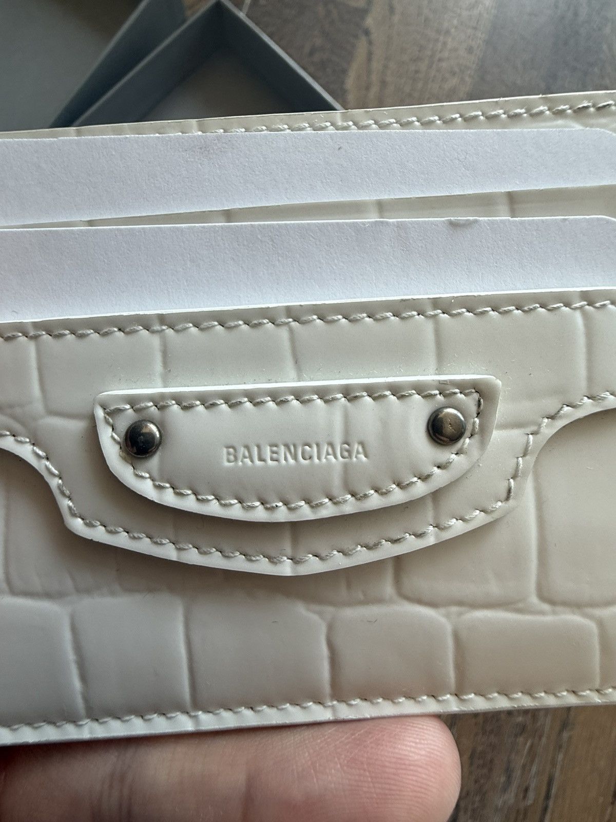 Balenciaga croc cardholder Size ONE SIZE - 3 Thumbnail