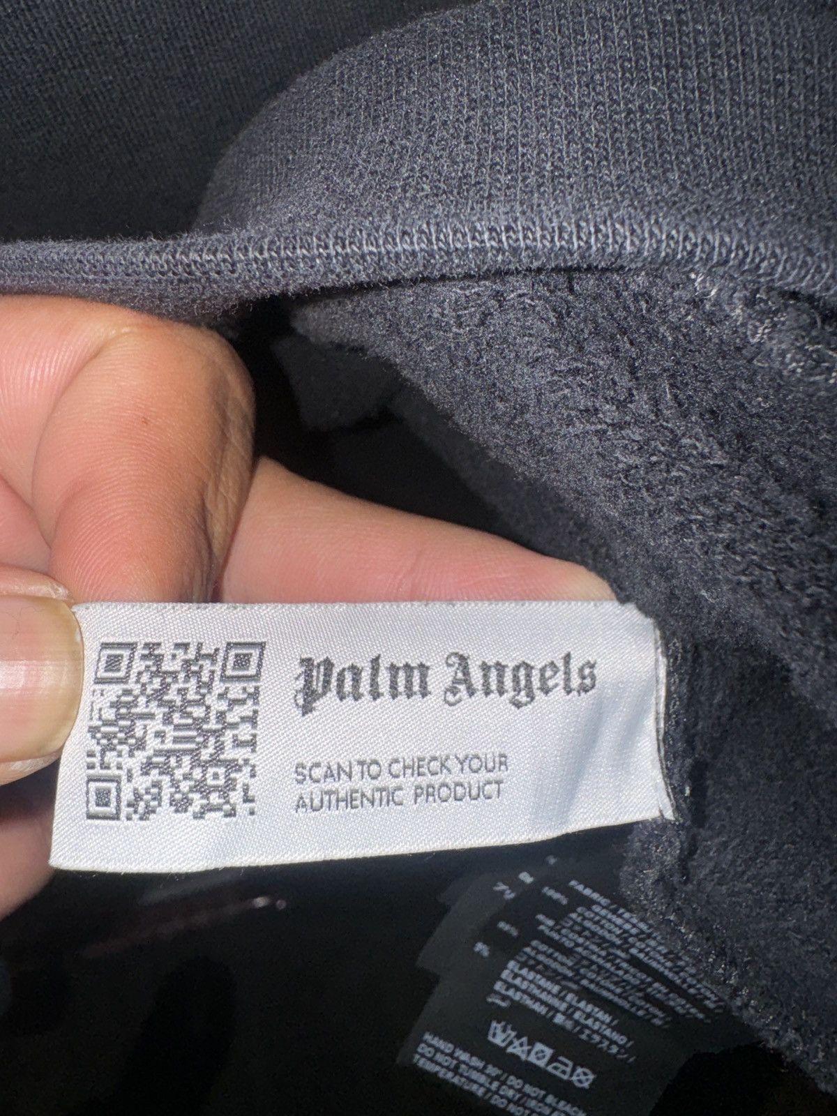 Palm Angels Palm Angels Las Vegas Sprayed Hoodie Black/White Large Size US L / EU 52-54 / 3 - 6 Thumbnail