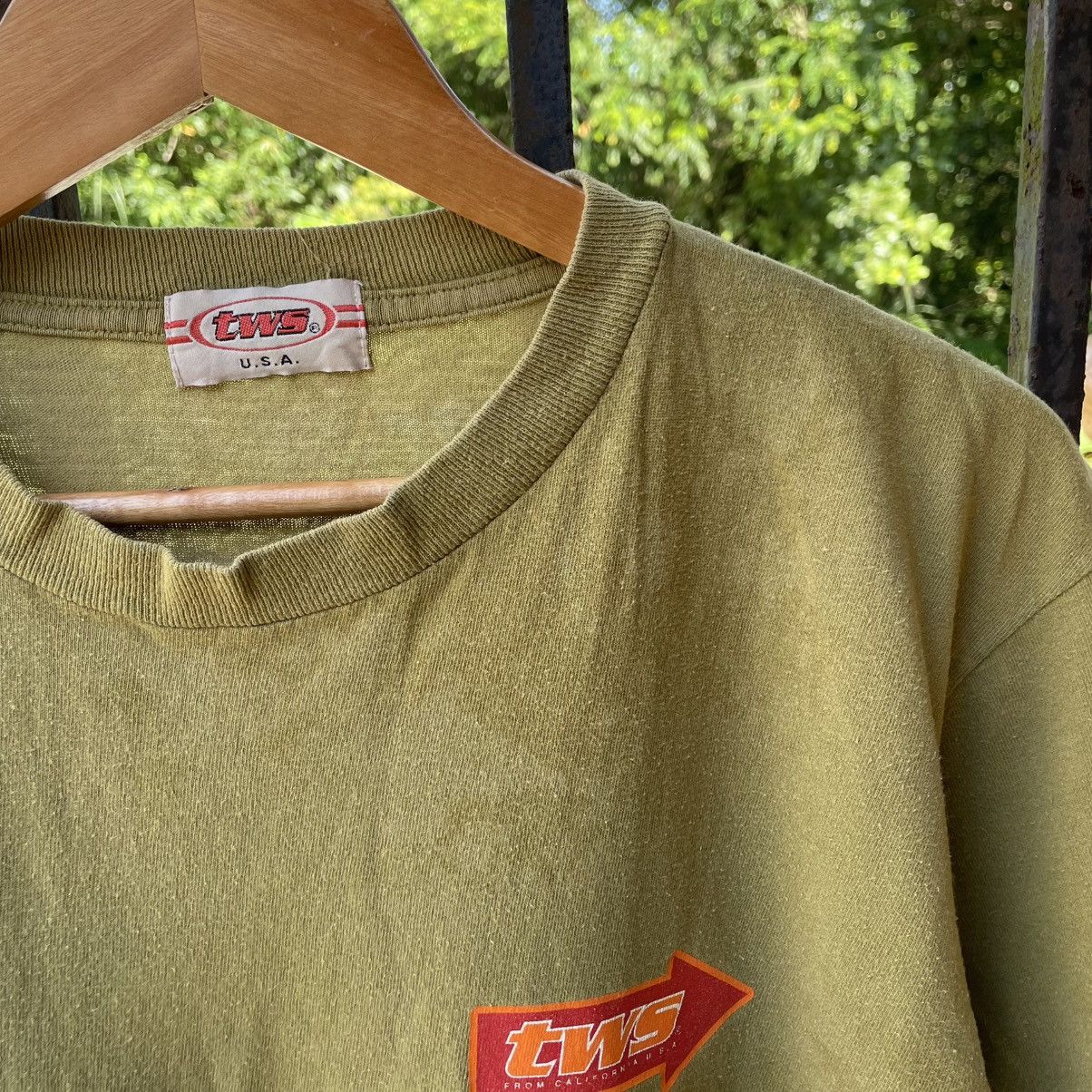 Vintage 🔥Vintage 90s TWS Trans World Big Logo Skateboard Tee Size US M / EU 48-50 / 2 - 8 Thumbnail