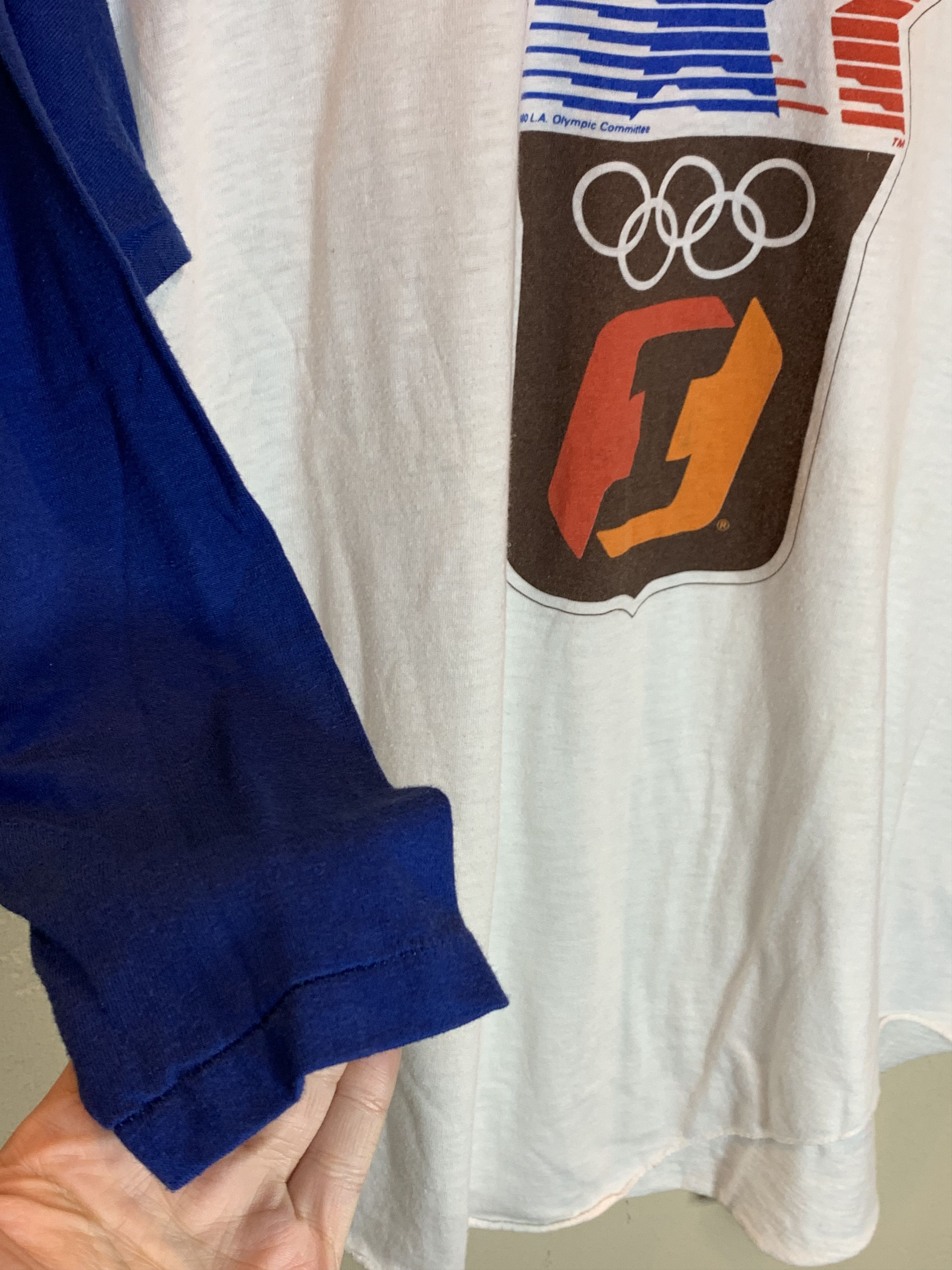 Levi's RARE* Vintage 1980 USA Olympics x Levi’s Single Stitch Shirt Size US L / EU 52-54 / 3 - 3 Thumbnail