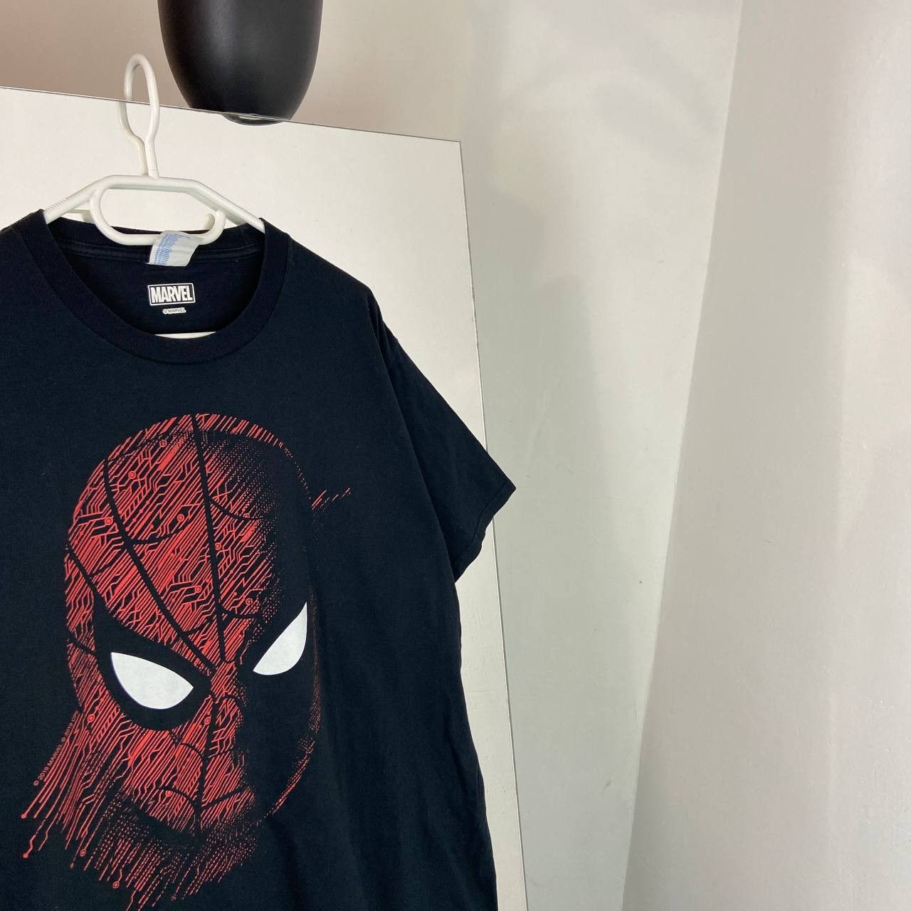 Marvel Comics Spider Man Big Face Logo Vintage Marvel T-Shirt Size US XL / EU 56 / 4 - 2 Thumbnail