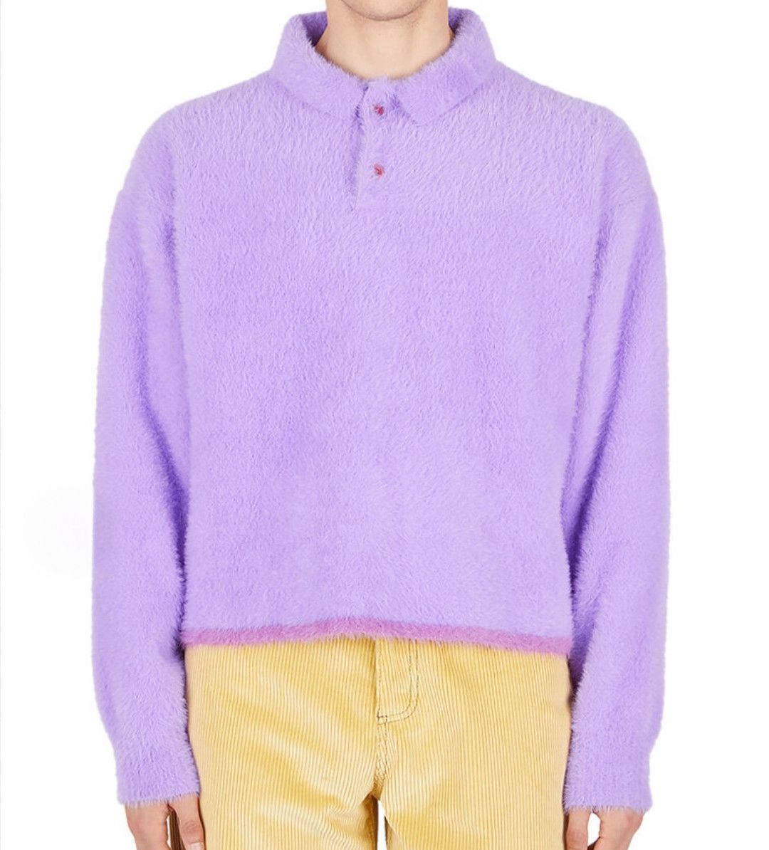 Jacquemus Le polo Neve in lilac - size M Size US M / EU 48-50 / 2 - 2 Thumbnail