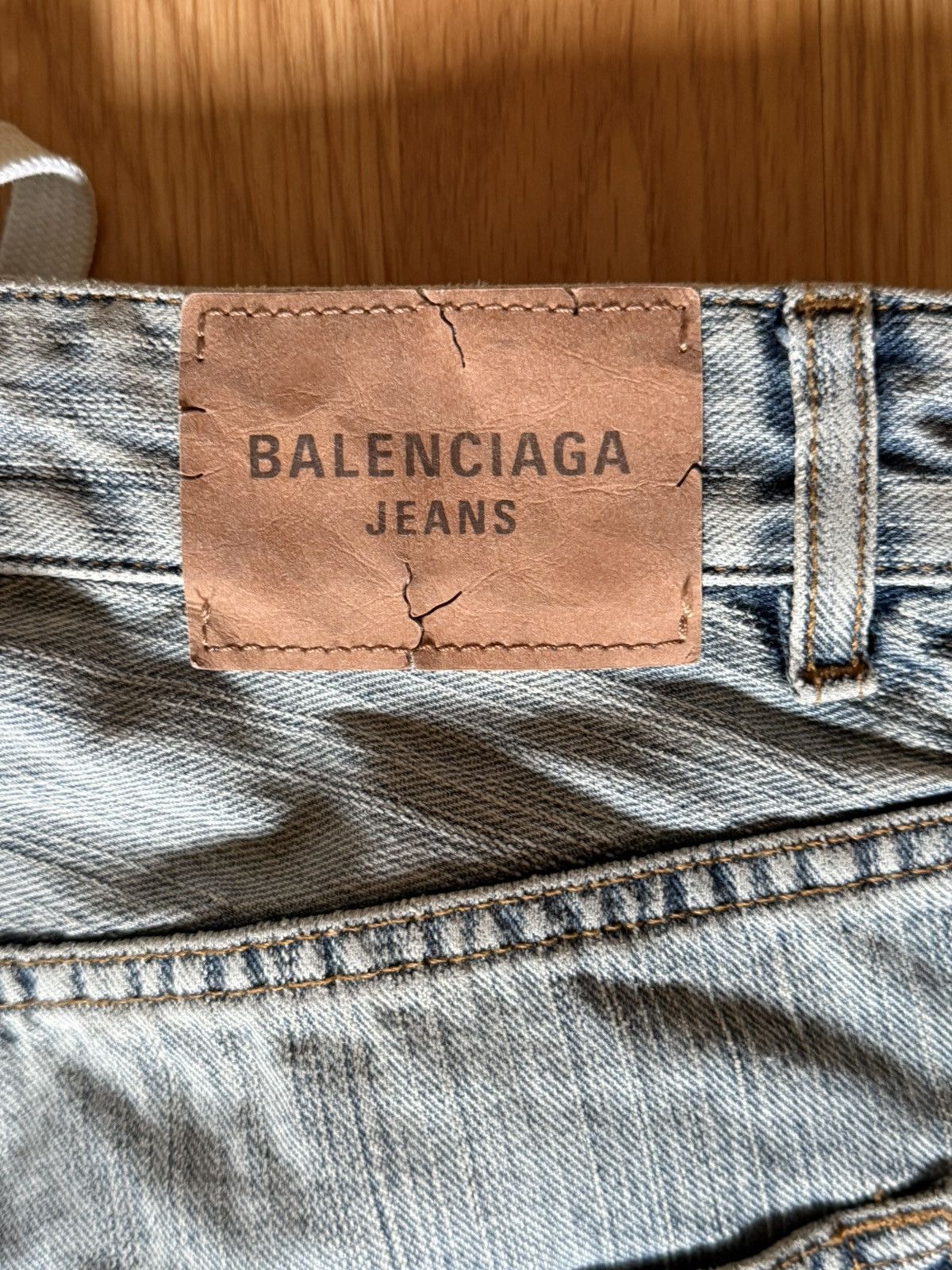 Balenciaga SS25 BALENCIAGA BAGGY DENIM INDIGO RINGS JEANS Size US 30 / EU 46 - 4 Thumbnail