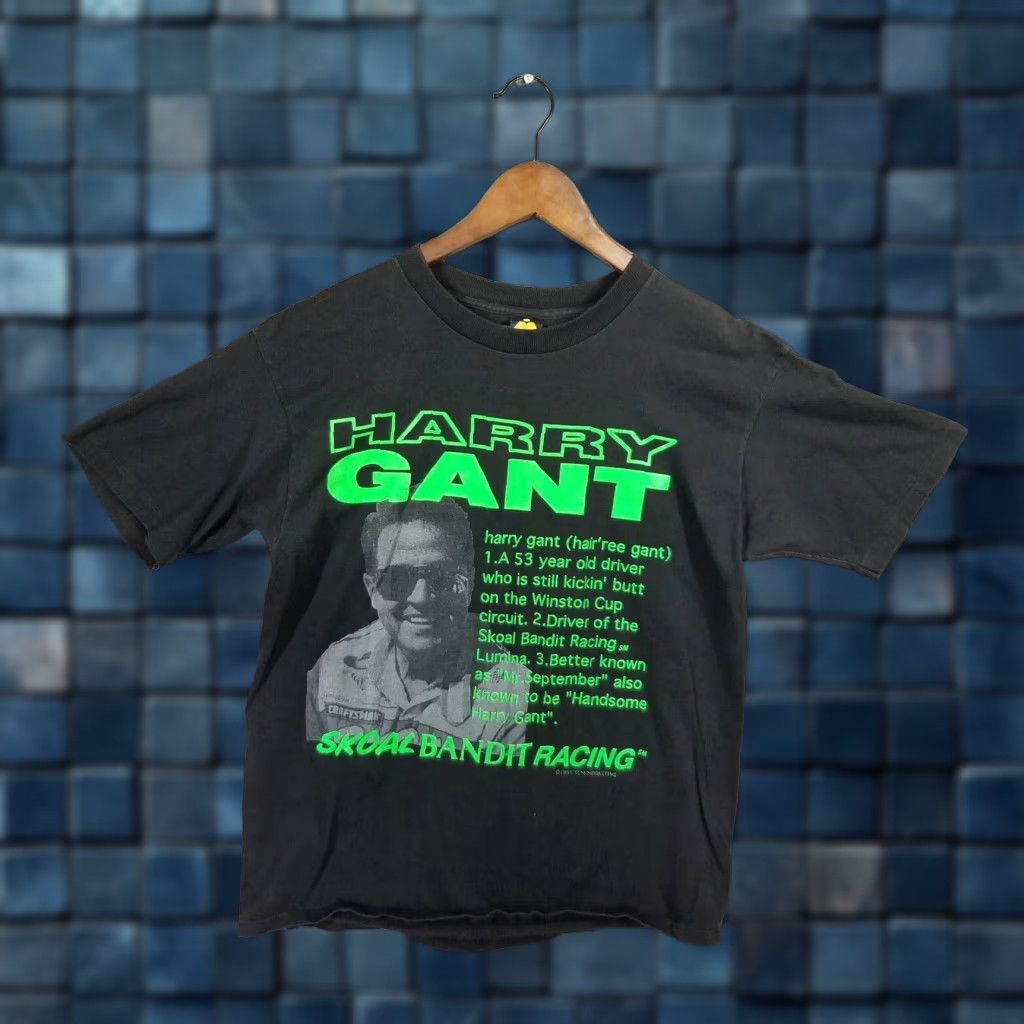 Gant VINTAGE Harry Gant NASCAR T-Shirt Men Large Skoal Bandit Logo 90s Racing USA Size US L / EU 52-54 / 3 - 1 Thumbnail