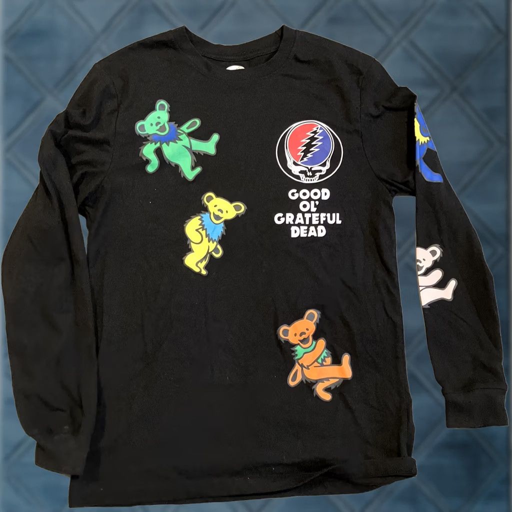 Vintage Grateful Dead GOOD OL' GRATEFUL DEAD Black Long Sleeve T-Shirt Men's Small Size US S / EU 44-46 / 1 - 1 Thumbnail