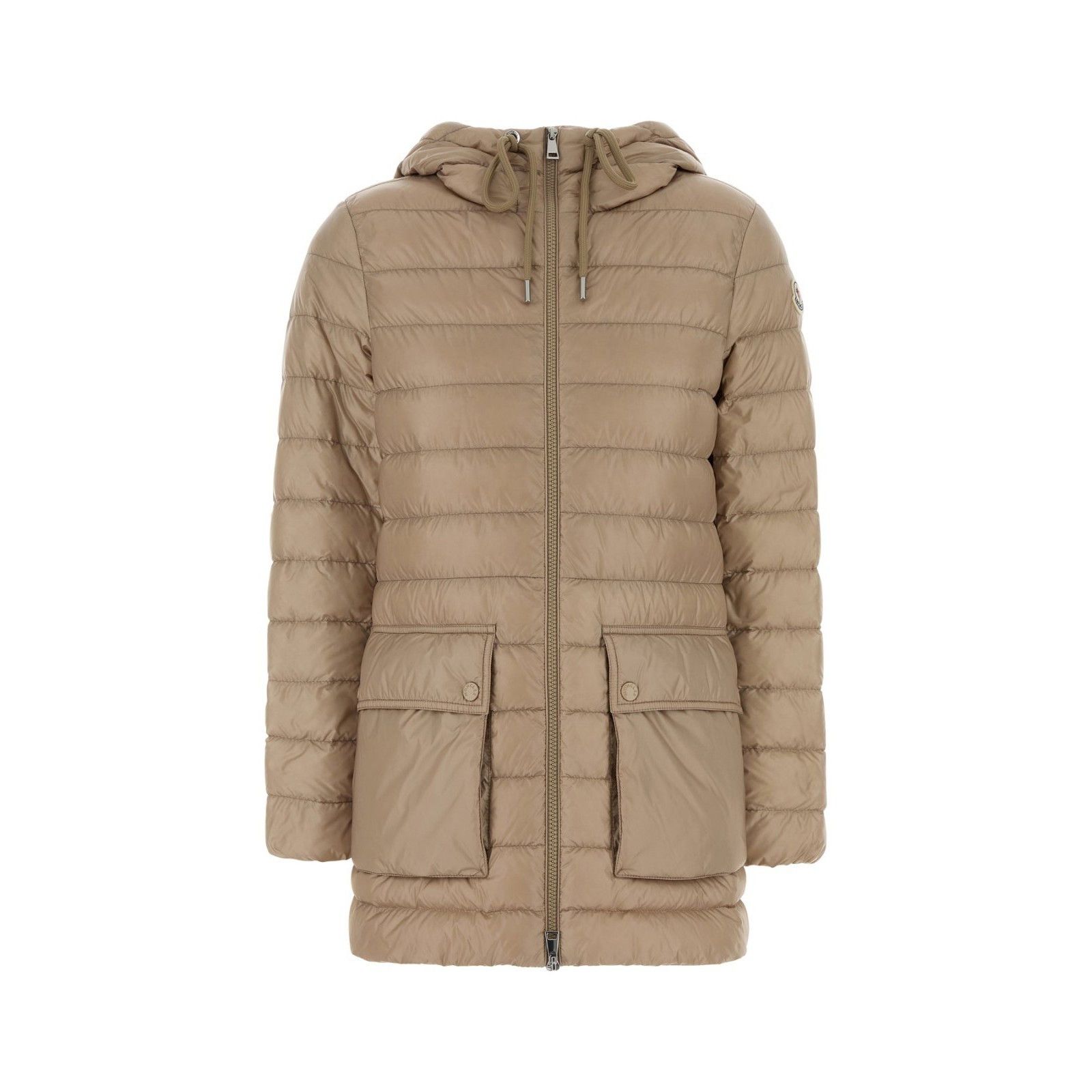 Moncler MONCLER Cappuccino Nylon Quilted Jacket New & Authentic (Wom Size ONE SIZE - 1 Thumbnail