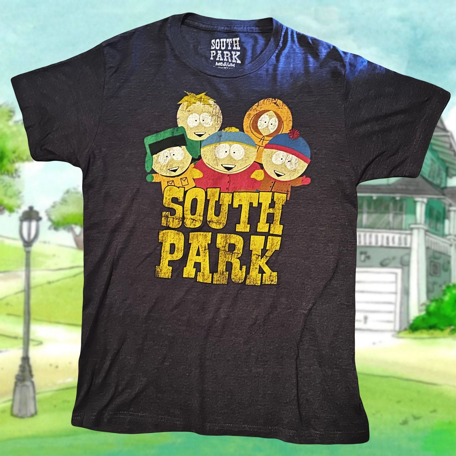 Cartoon Network vintage y2k South park spell out graphic tee shirt Size US M / EU 48-50 / 2 - 1 Thumbnail