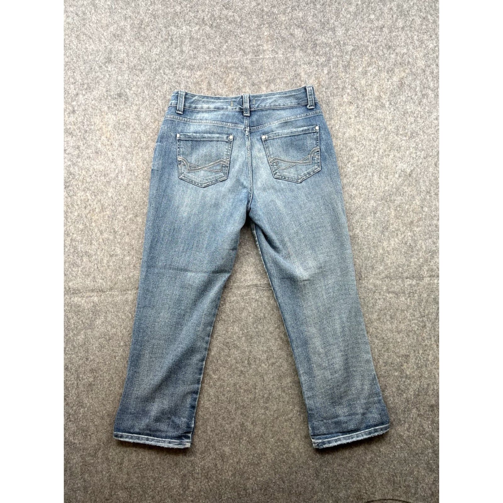 Nine West Nine West Jeans Skinny Denim 5-Pocket Blue 28x23 Regular Fabric Stone Wash Womens Size 4 XS? Size 27" / US 4 / IT 40 - 7 Thumbnail