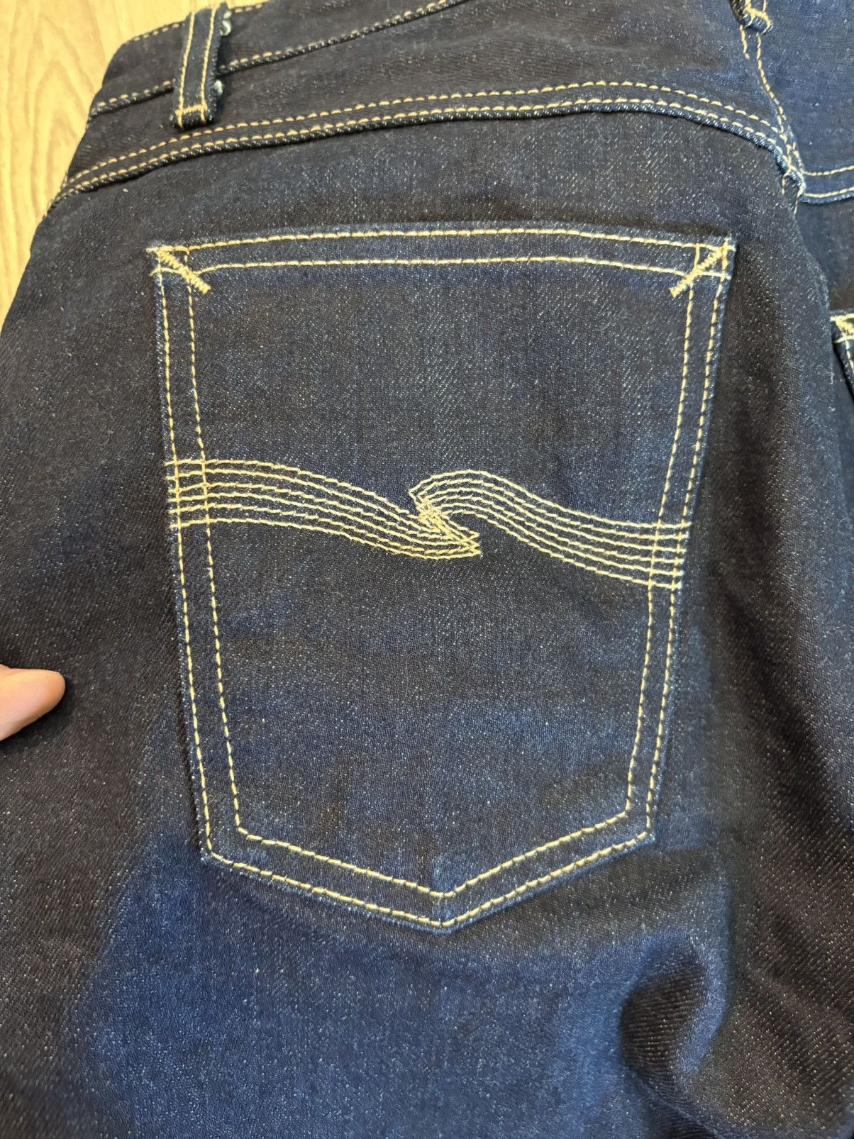 Nudie Jeans Nudie Clean Eileen Dry Twilight Selvage Size 30" / US 8 / IT 44 - 3 Thumbnail