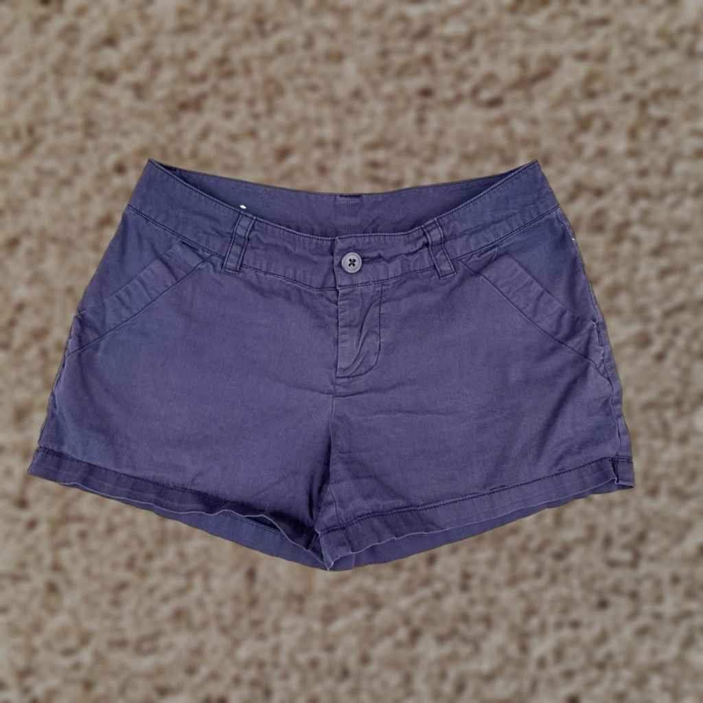 Vintage Columbia Shorts Women's 4 Blue Chino Cotton Twill Hiking Camping Fishing 29x3 Short (Chino) Regular Swim? Size 27" / US 4 / IT 40 - 1 Thumbnail