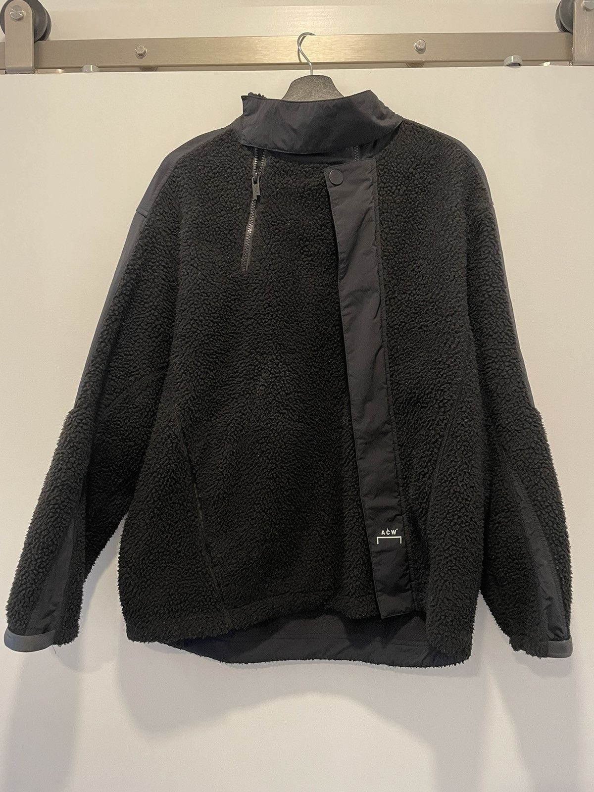 image of A Cold Wall Fleece Jacket in Black, Men's (Size Small)