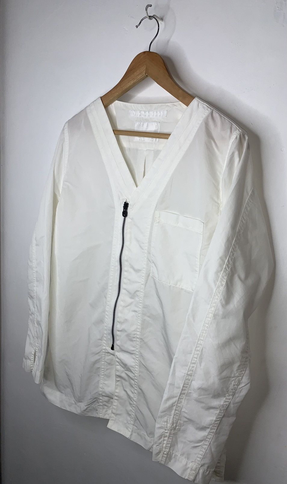White Mountaineering White Mountaineering Zip Up Shirt Size US XS / EU 42 / 0 - 2 Thumbnail