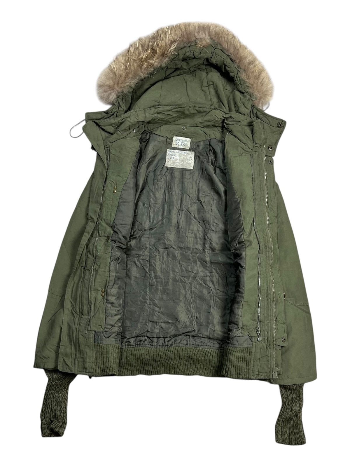 If Six Was Nine 2000s SLY - Fur Hoodie Jacket Size US M / EU 48-50 / 2 - 2 Thumbnail