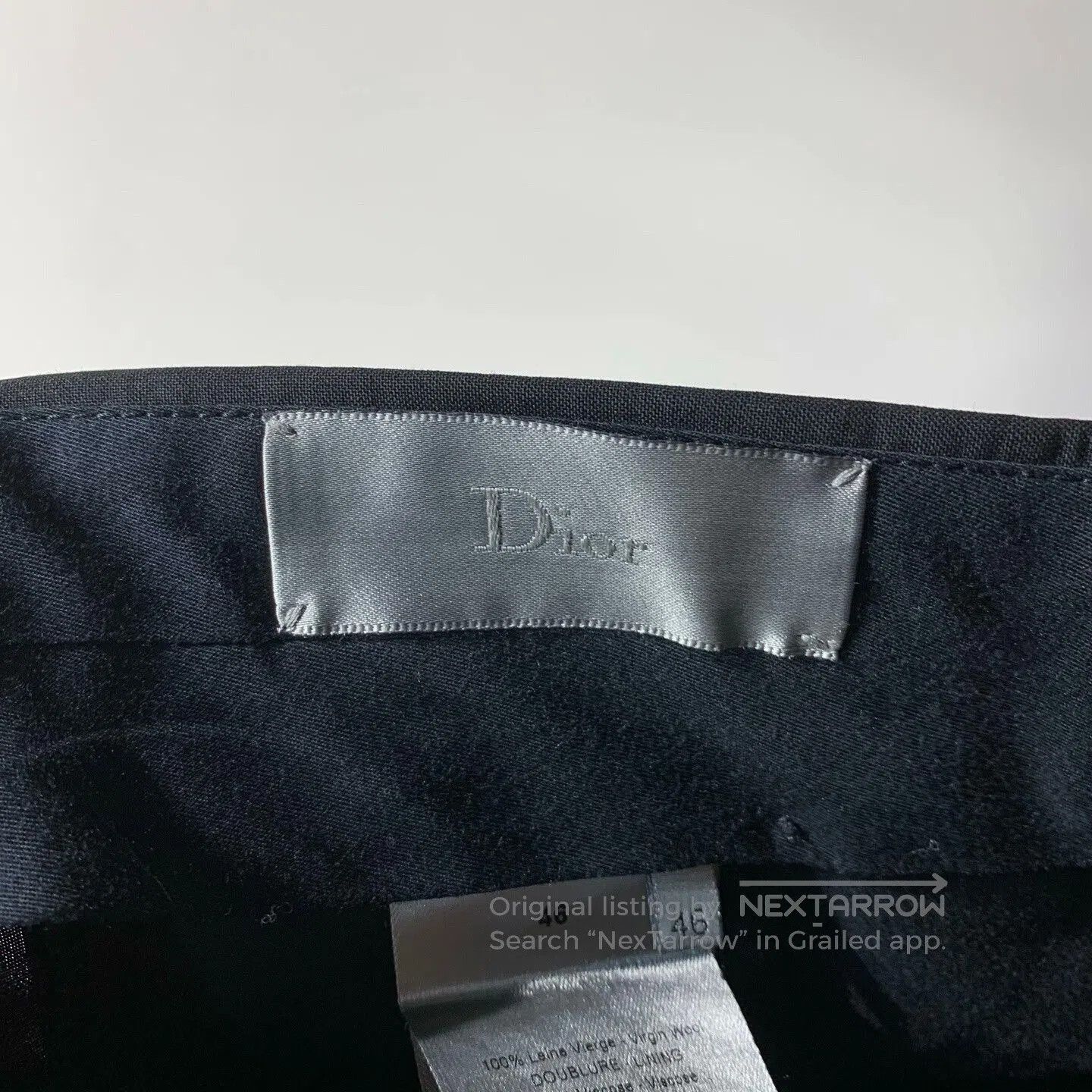 Dior Dior Solid Straight Slim Suit Pants. Size US 36 / EU 52 - 2 Thumbnail