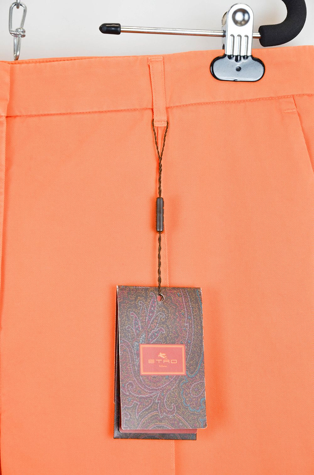 Etro ETRO “Pantalone Veronica” Flared Orange Pants – IT48 Size 34" / US 12 / IT 48 - 3 Thumbnail