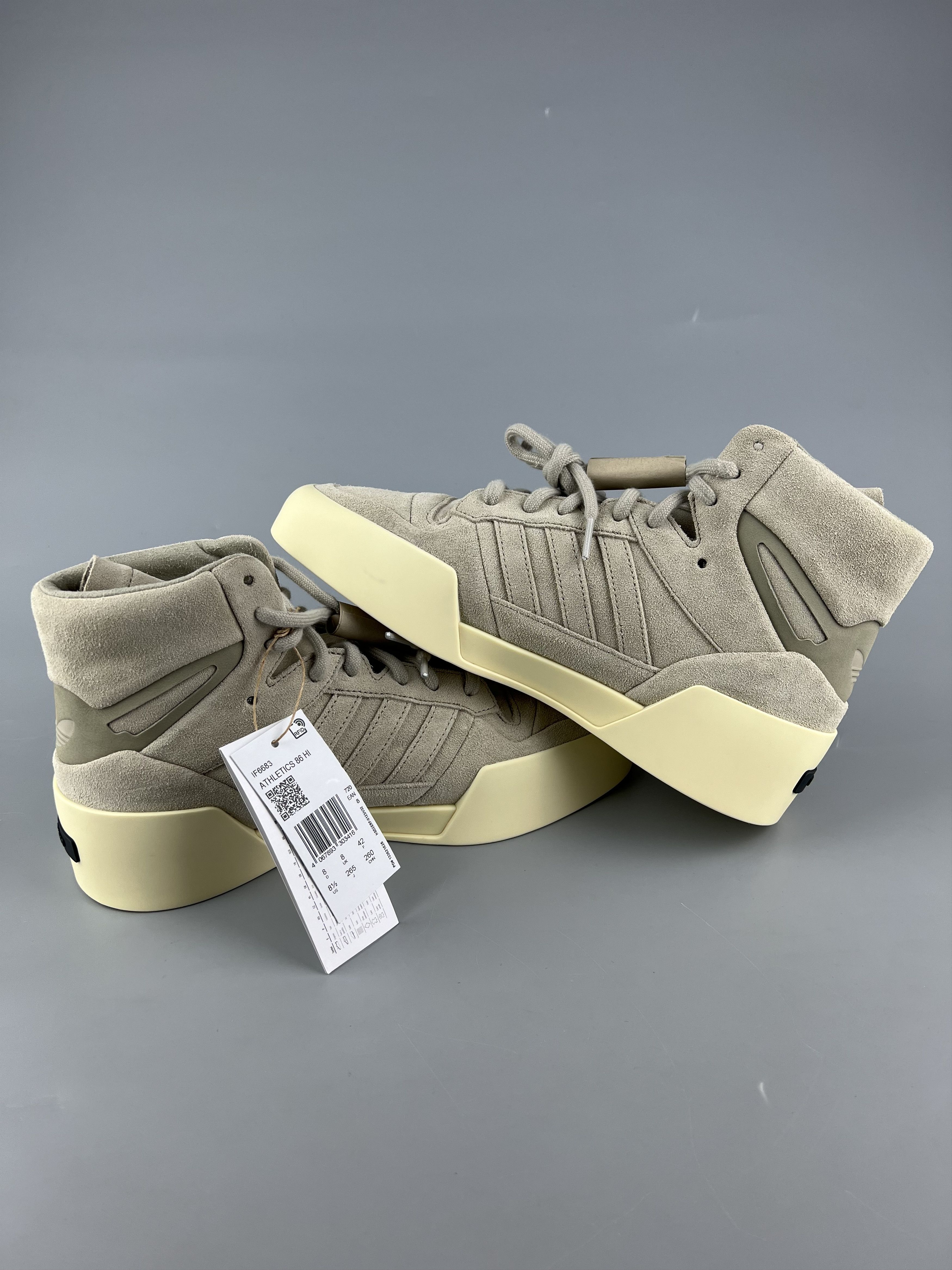 Adidas × Fear of God Fear of God x Adidas Athletics 86 Hi Suede Sneakers US 8.5 Size US 8.5 / EU 41-42 - 5 Thumbnail