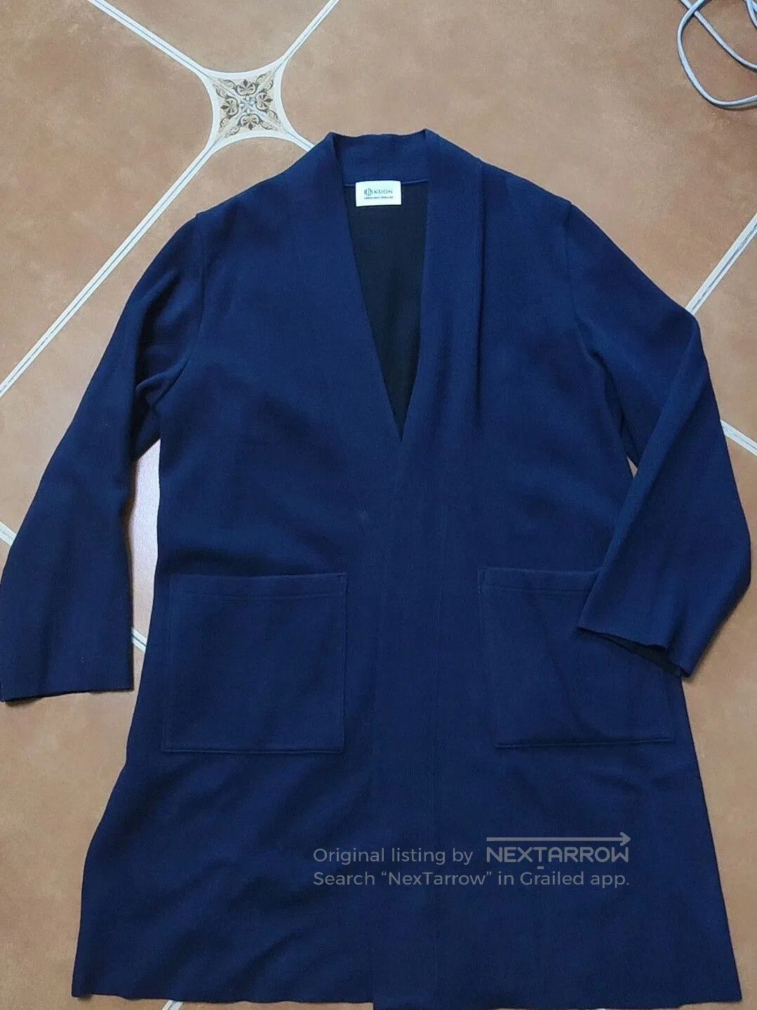 Japanese Brand Kuon Wool Robe Jacket for Men. Size US L / EU 52-54 / 3 - 2 Thumbnail