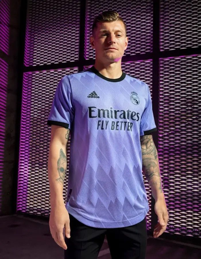 Real Madrid 2022 - 23 Jersey Away Football Adidas T-Shirt