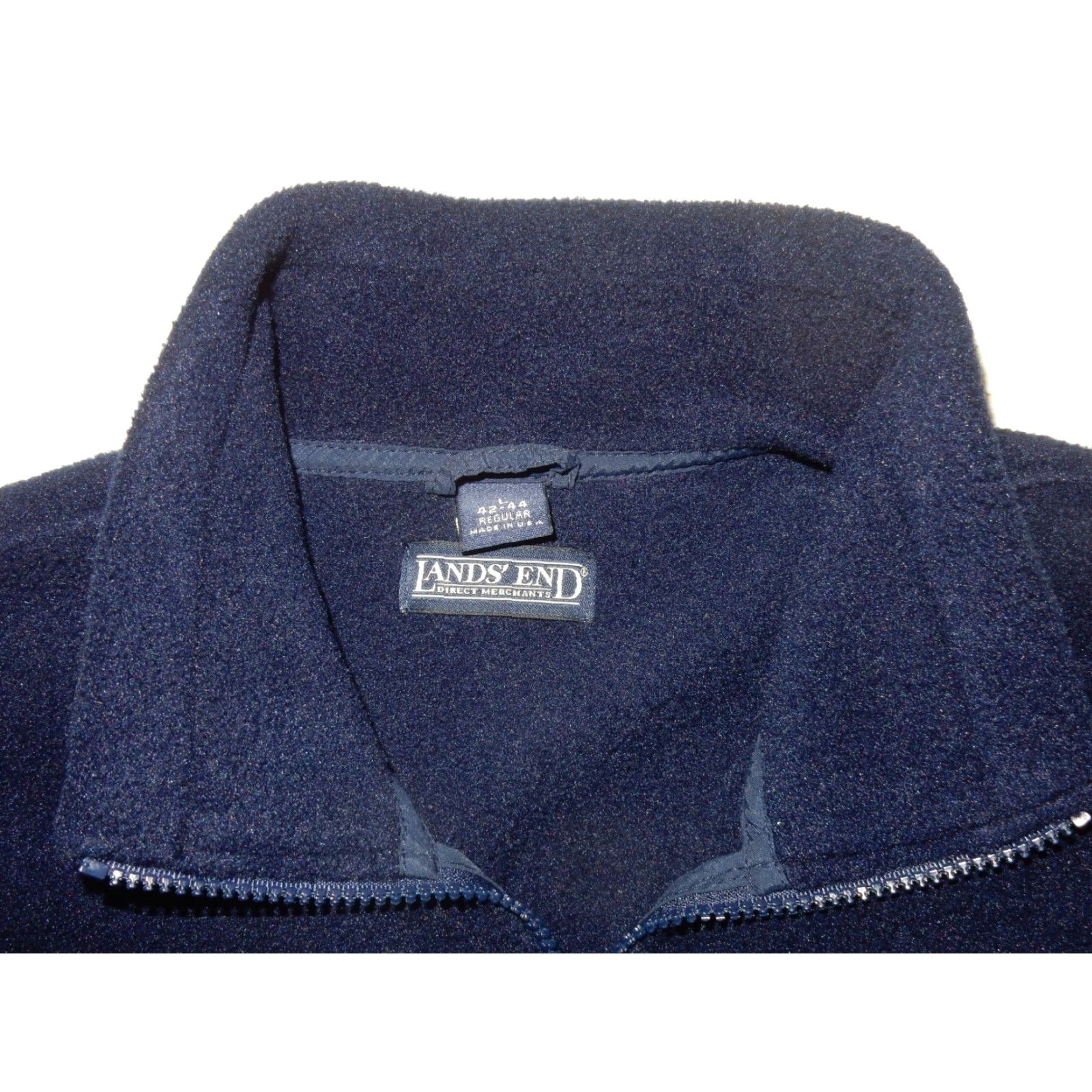 Lands' End VTG Lands' End Men's USA Made Fleece Vest Size L Citgo Size US L / EU 52-54 / 3 - 4 Thumbnail