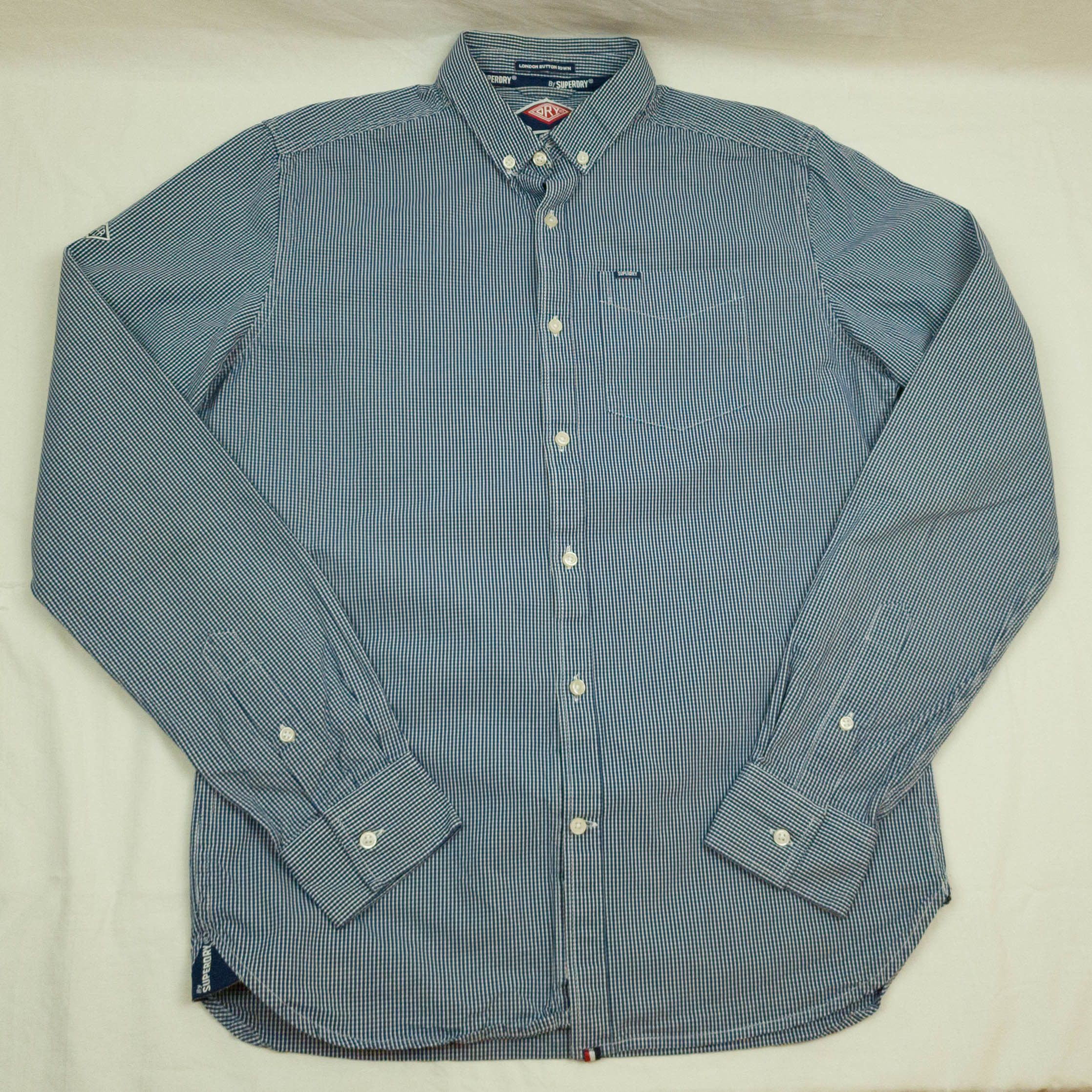 Superdry MENS SUPERDRY SHIRT LONG SLEEVE COTTON SIZE M EXCL Size US M / EU 48-50 / 2 - 3 Thumbnail