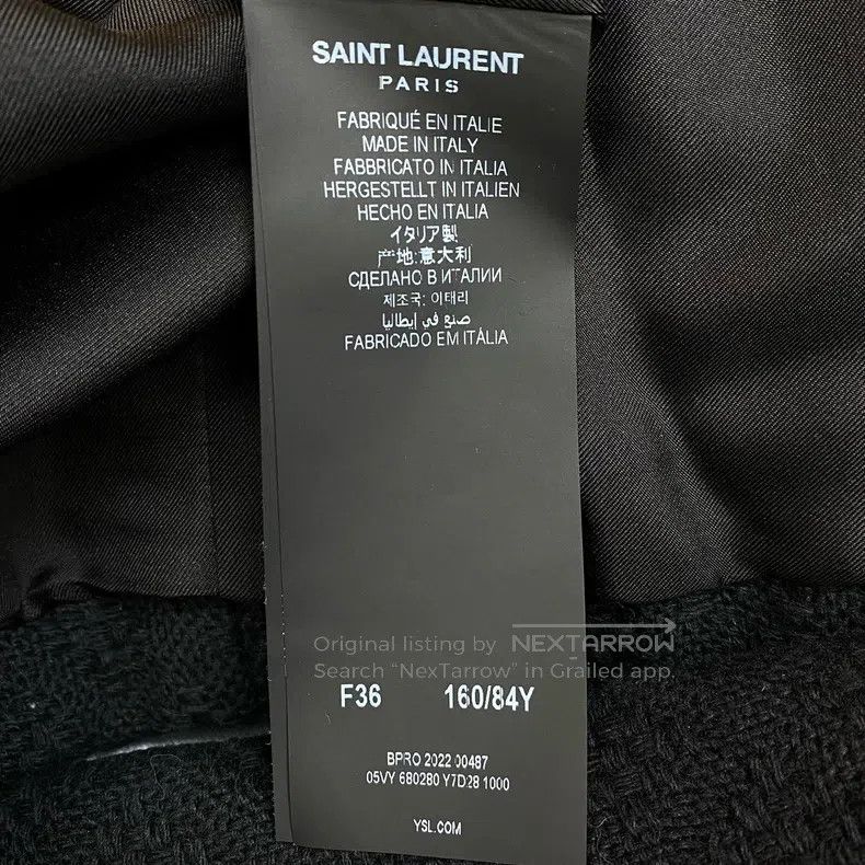 Saint Laurent Paris Saint Laurent Paris jacket i Size XS / US 0-2 / IT 36-38 - 5 Thumbnail