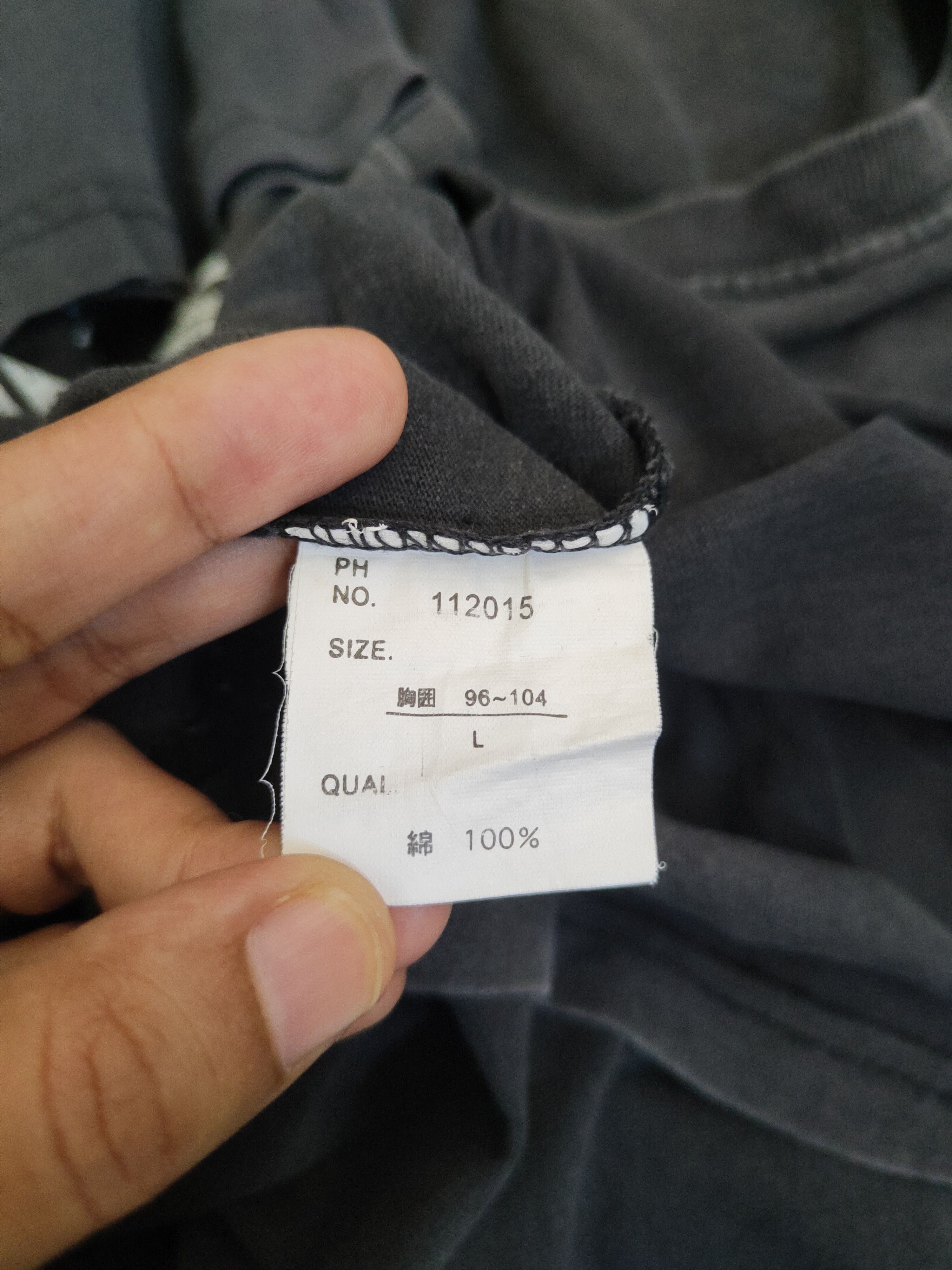 Japanese Brand DL columbus Black Faded Short Sleeve T-shirt #635 Size US M / EU 48-50 / 2 - 12 Thumbnail