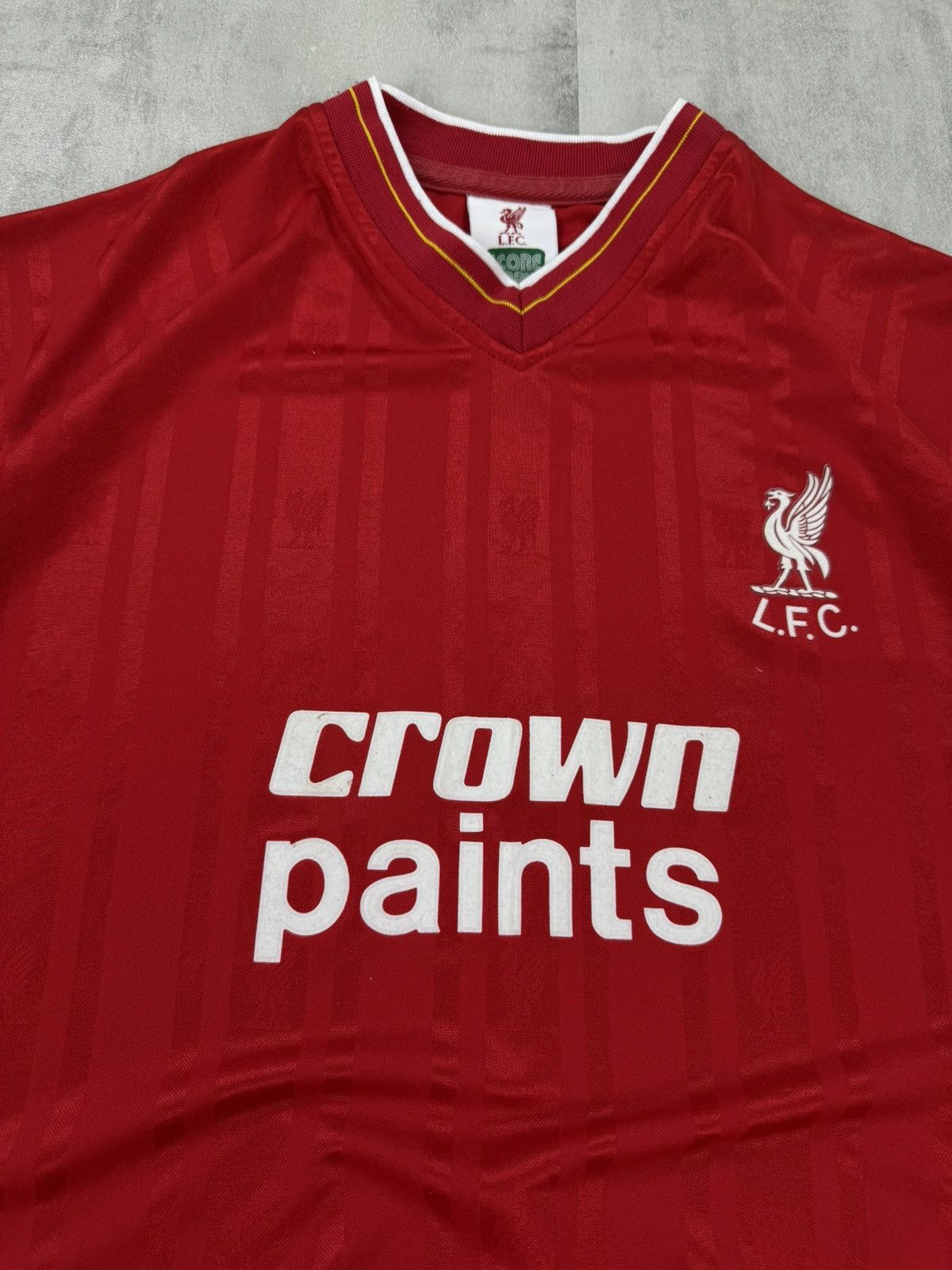 Vintage SCORE DRAW LFC OFFICIAL RETRO SOCCER JERSEY LIVERPOOL Size US M / EU 48-50 / 2 - 8 Thumbnail