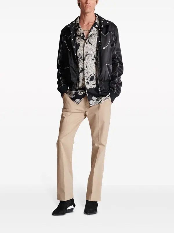 Balmain o1y0426 Turtleneck Jacket in Black Size US M / EU 48-50 / 2 - 5 Thumbnail