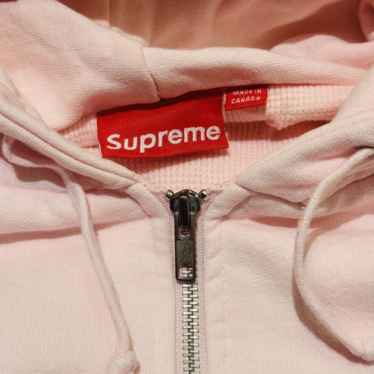 Supreme SUPREME 00s ARC LOGO THERMAL ZIPUP HOODIE PINK L Size US L / EU 52-54 / 3 - 3 Thumbnail