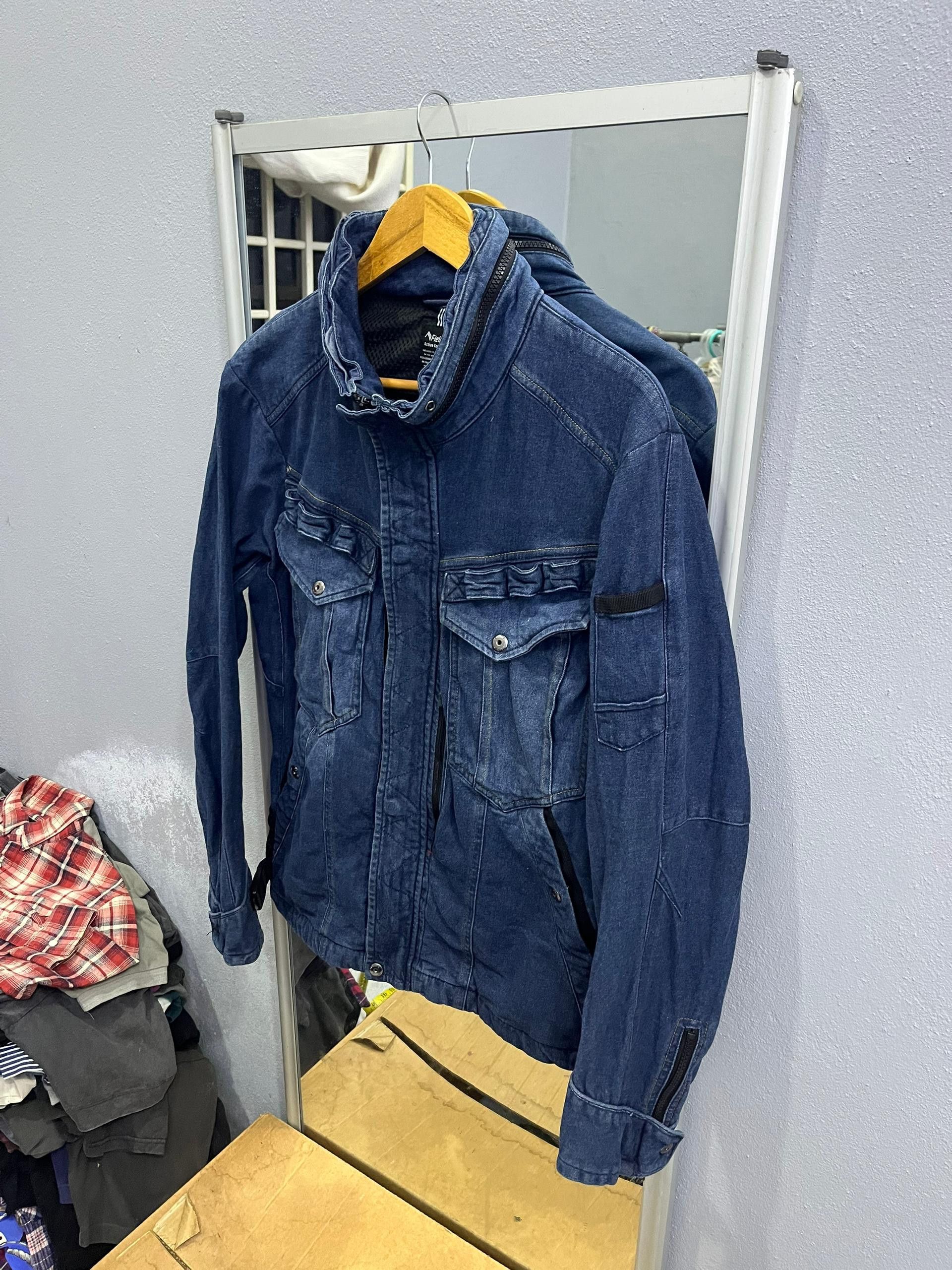 Japanese Brand FieldCore Active Toughness Denim Jacket Size US M / EU 48-50 / 2 - 2 Thumbnail