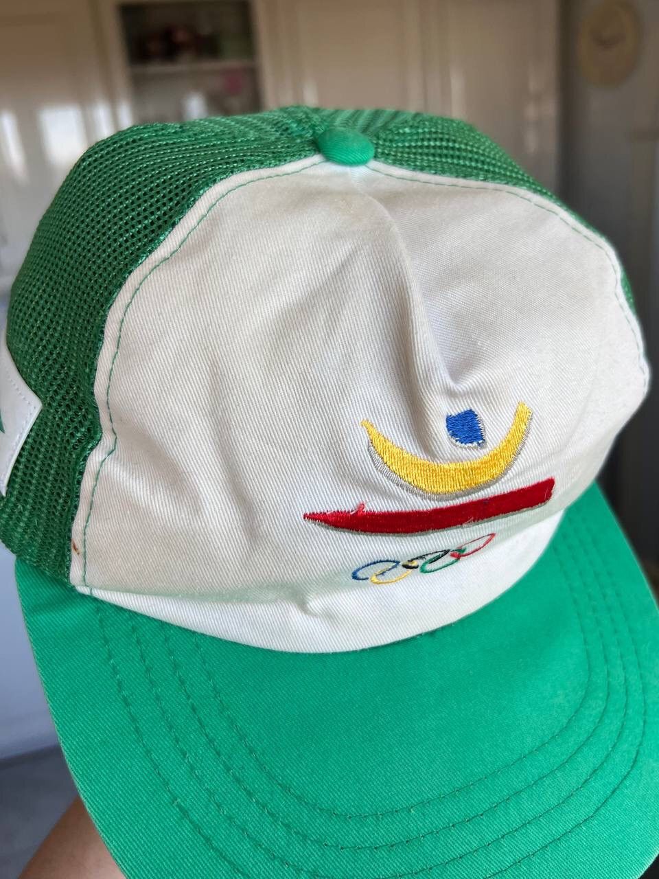 Other 90s Vintage Olympic Game Barcelona 1992 Baseball Mesh Cap Size ONE SIZE - 3 Thumbnail